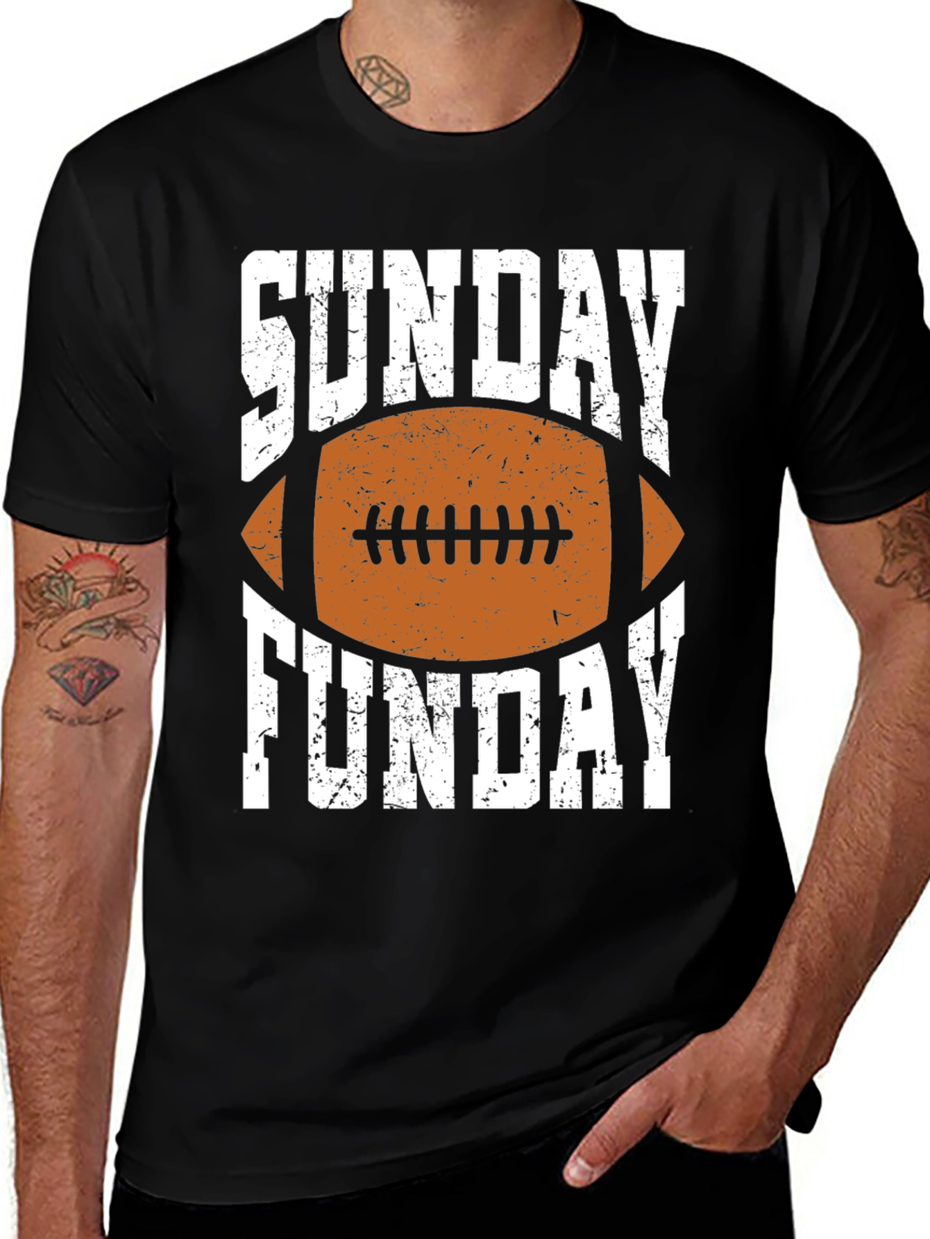 Variant 21 of Sunday Funday Football T-Shirt