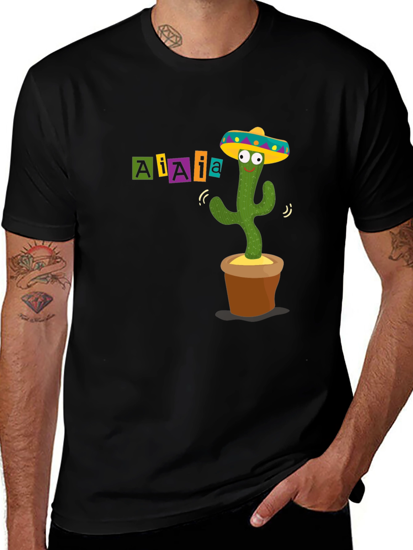 Variant 20 of Dancing Cactus Novelty T-Shirt