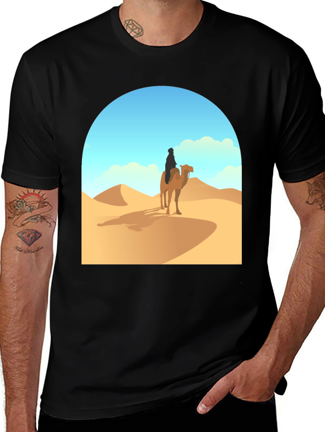 Desert Camel Ride Graphic Tee
