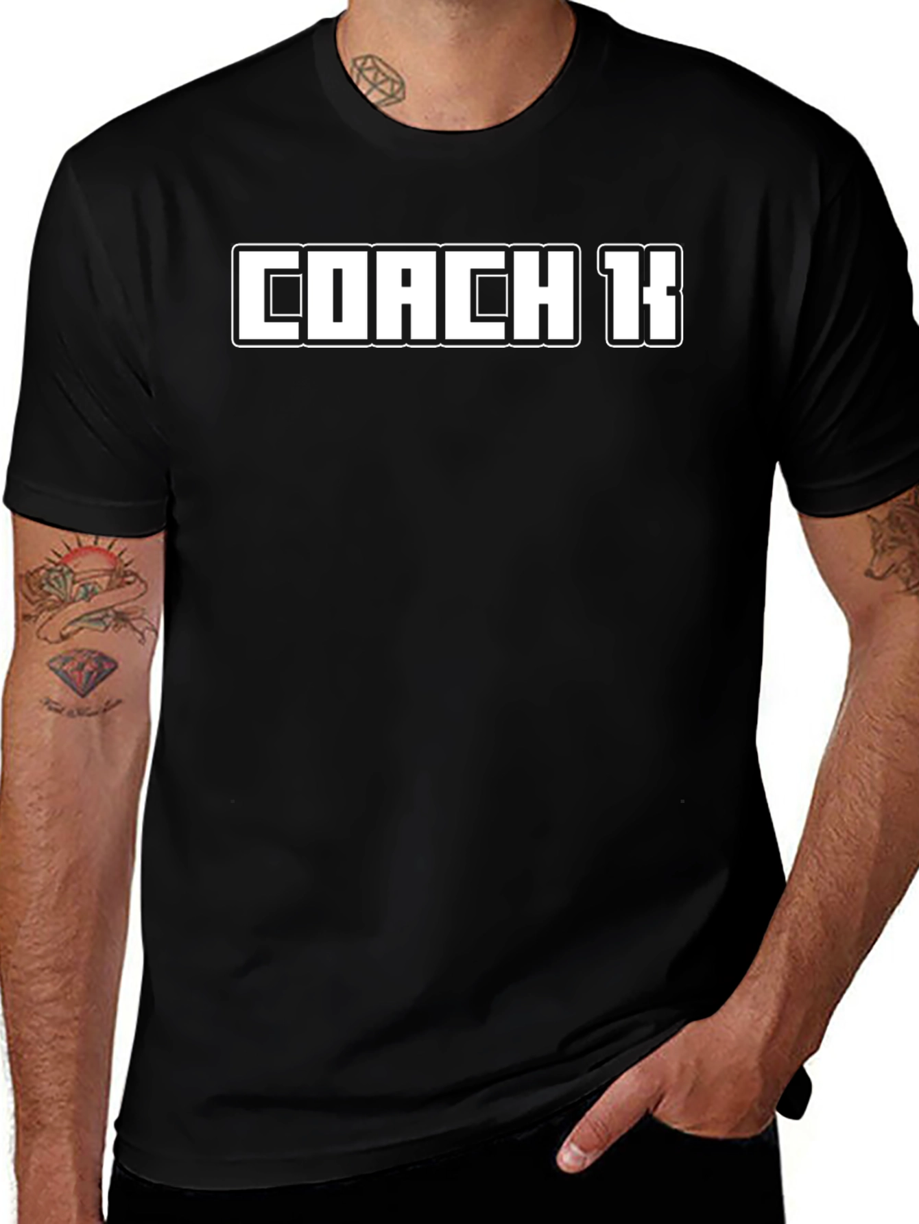 Black Coach T - Black Cotton Tee main image