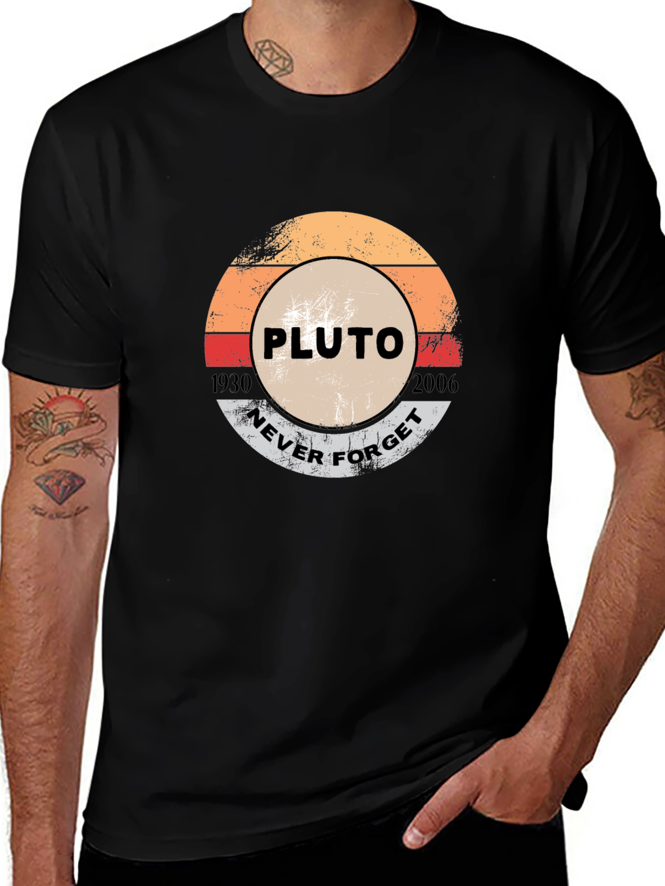 Variant 4 of Pluto Never Forget Graphic T-Shirt