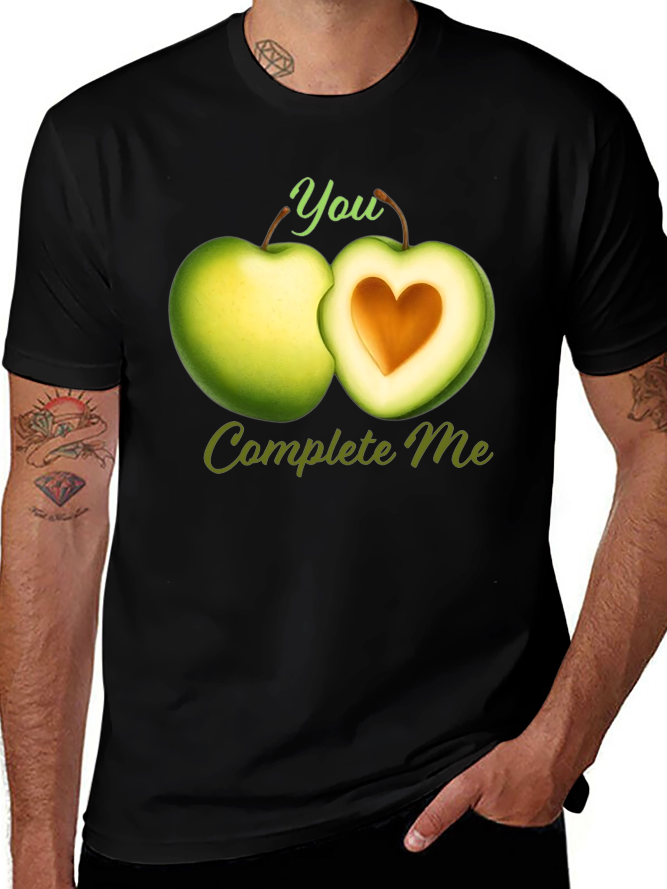 Variant 5 of You Complete Me T-Shirt Cute Matching Couple Tee