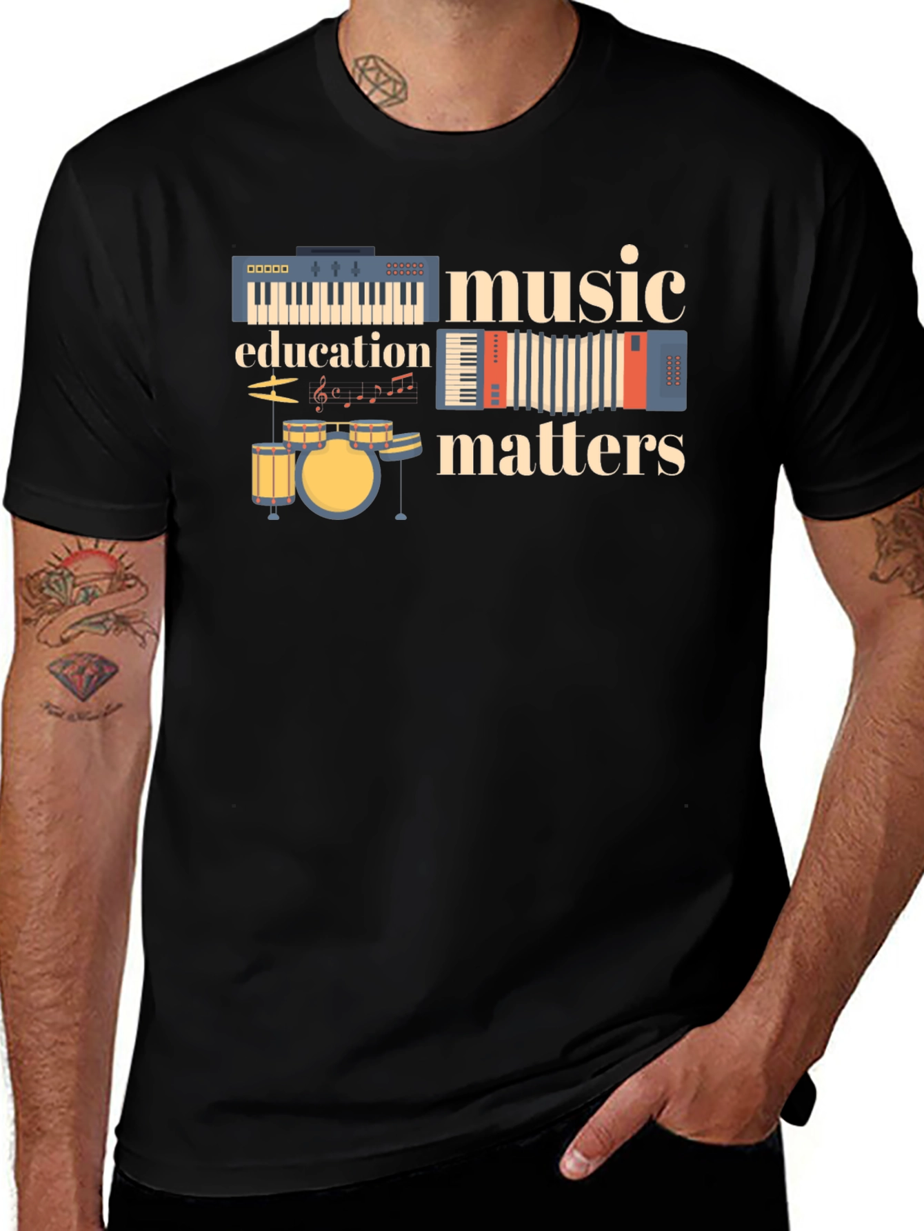 Variant 11 of Music Education Matters Graphic T-Shirt