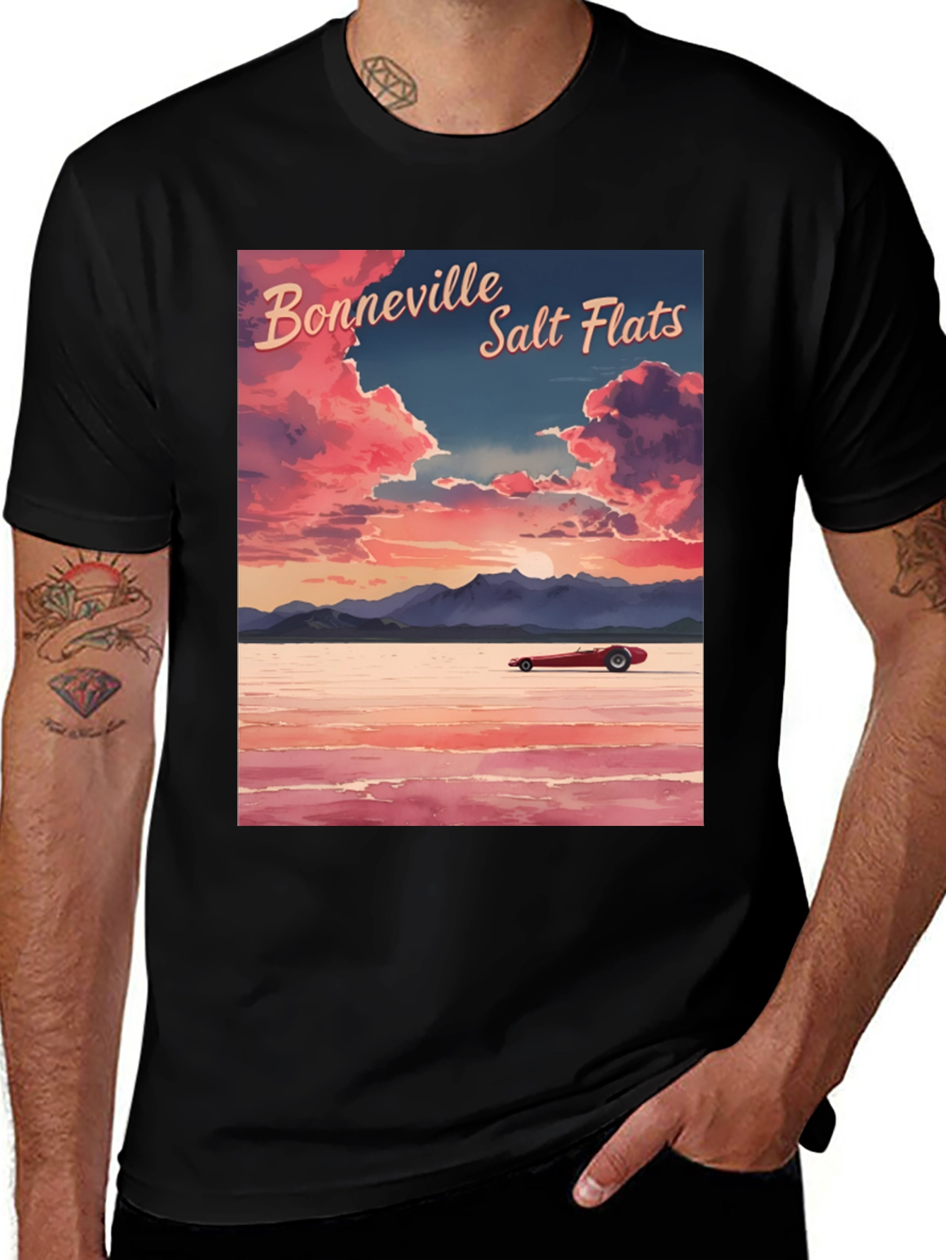 Variant 17 of Bonneville Salt Flats Graphic Tee