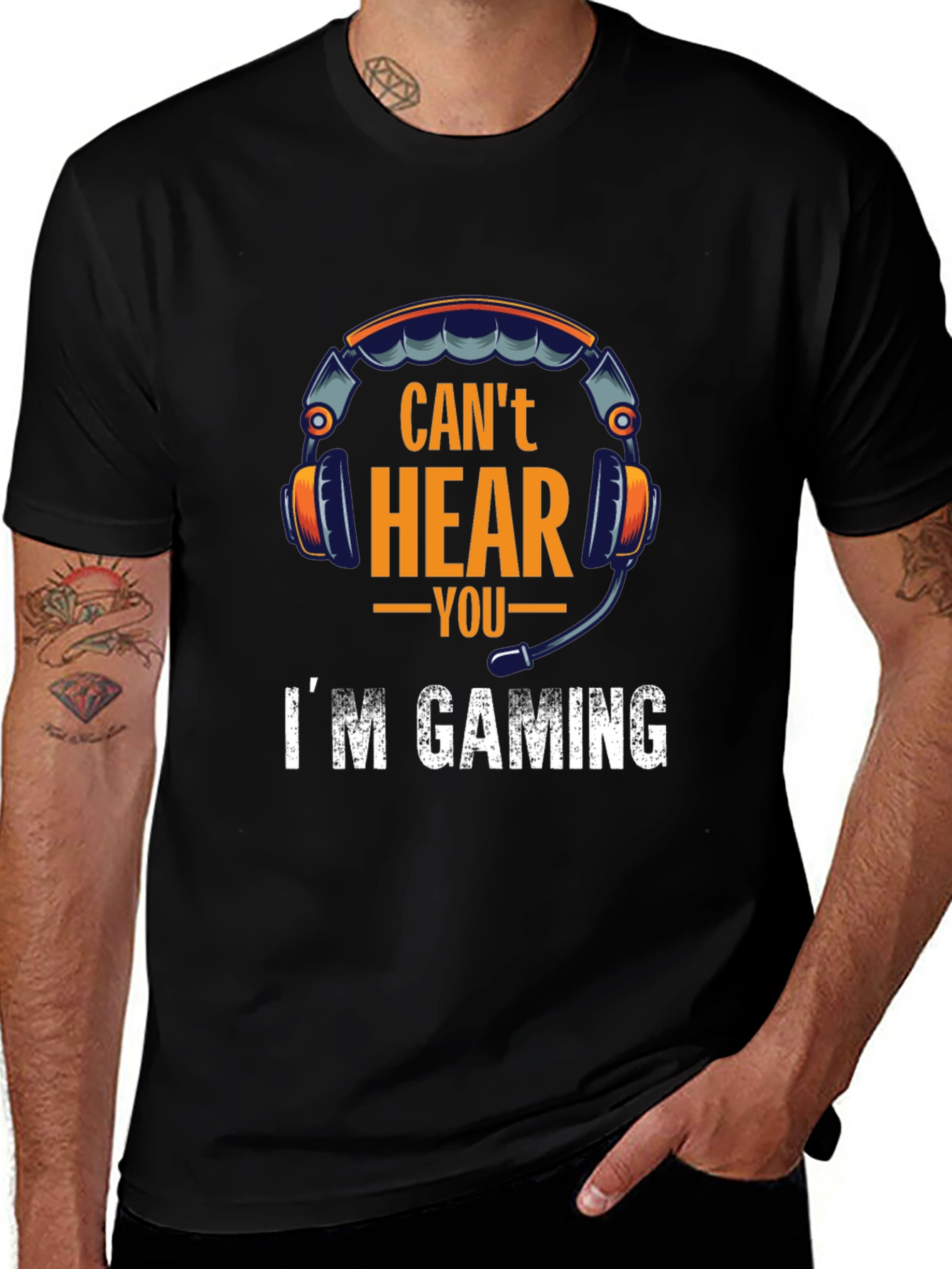 Variant 8 of Can't Hear You I'm Gaming T-Shirt - Gamer Gift