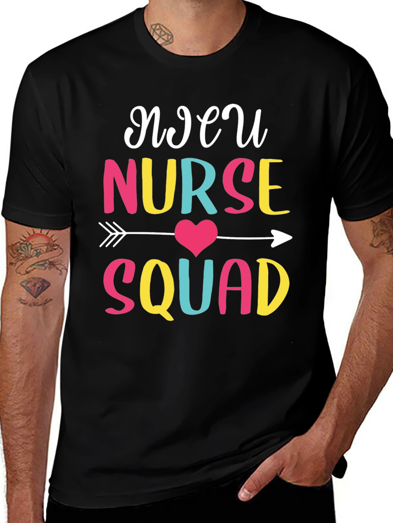 NICU Nurse Squad Graphic T-Shirt