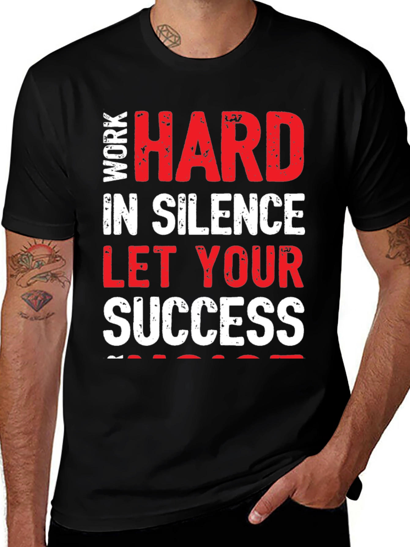 Variant 10 of Work Hard In Silence Graphic Tee