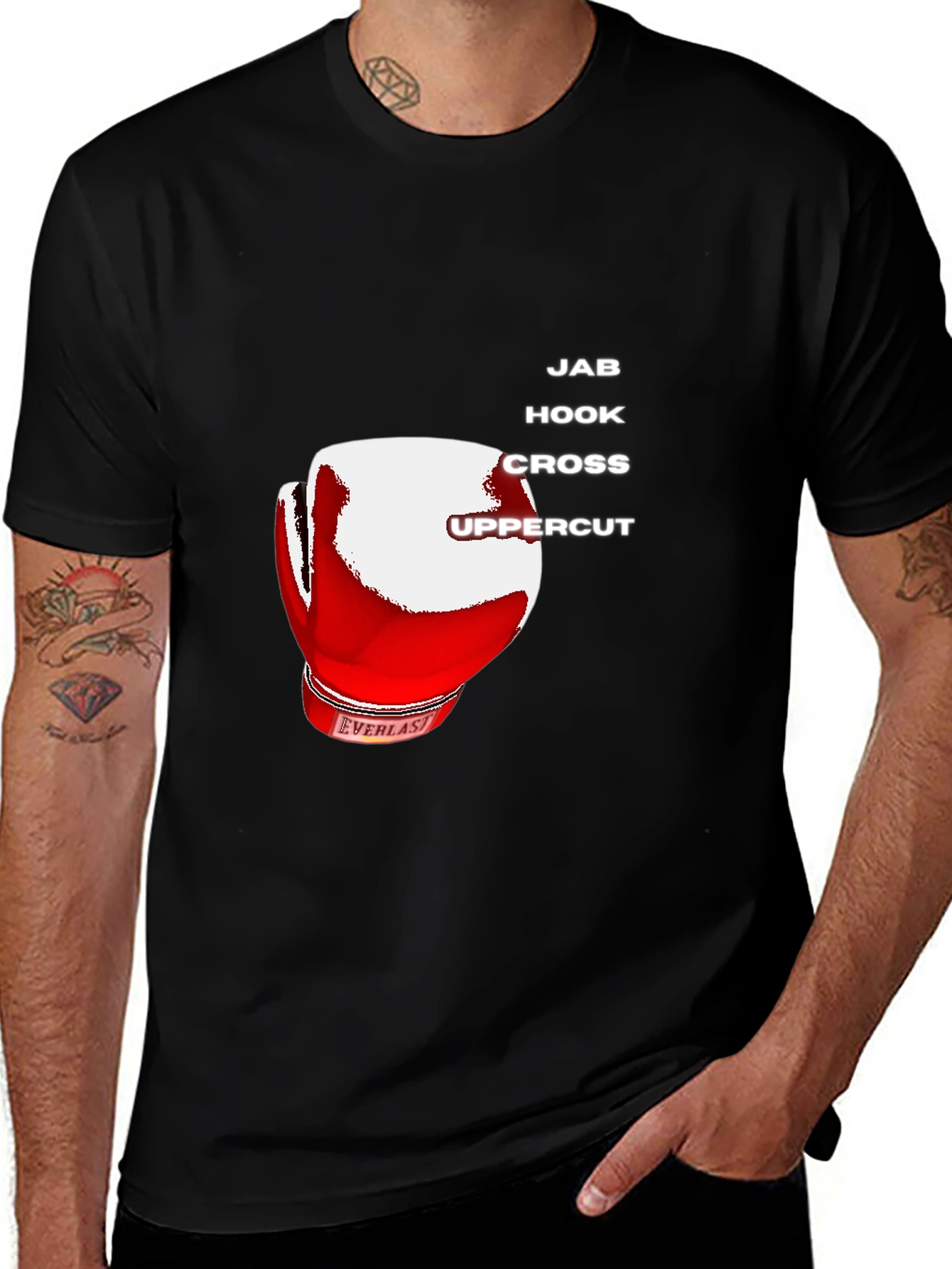 Variant 7 of Boxing Moves Graphic T-Shirt