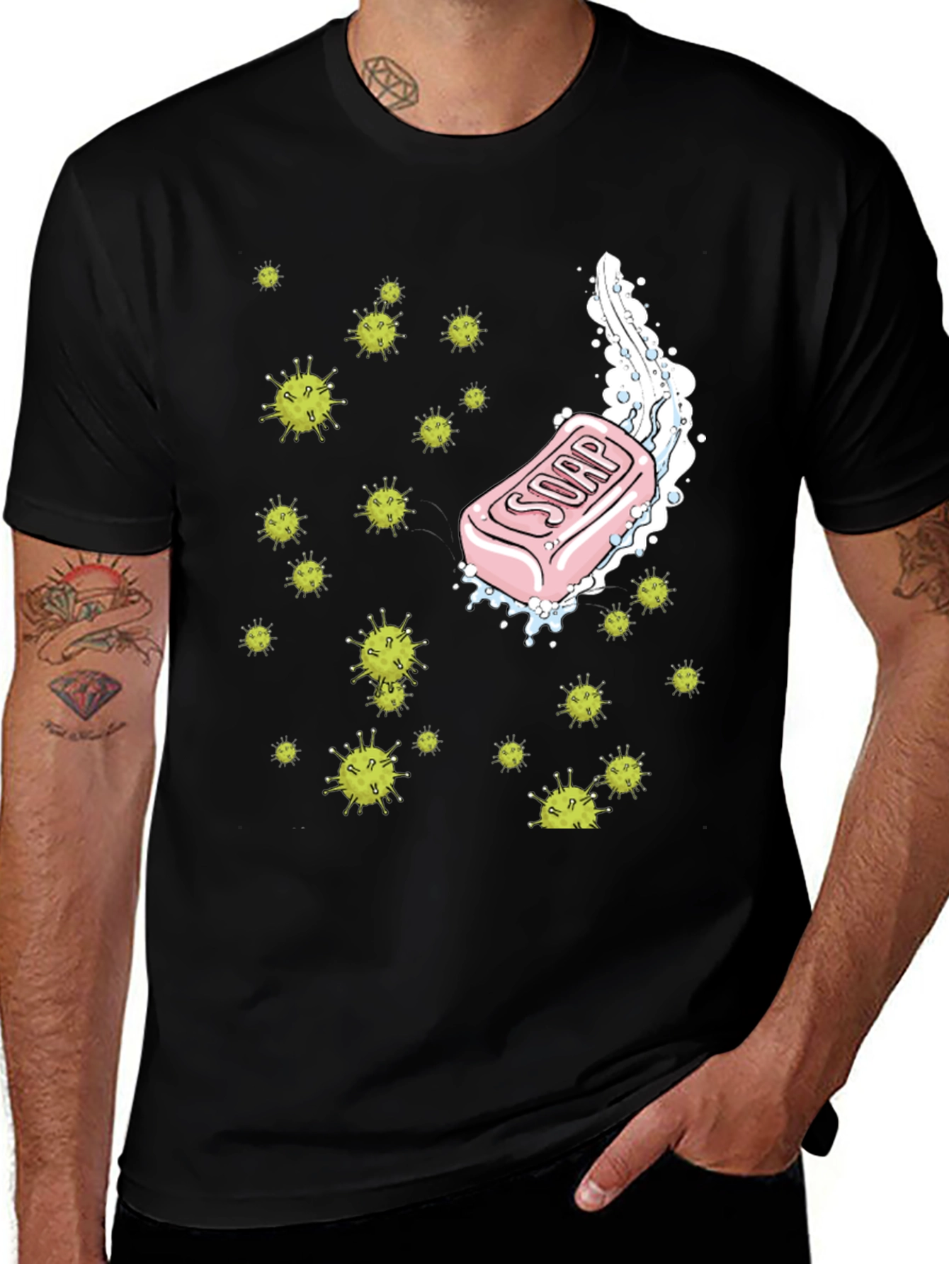 Variant 24 of Wash Away Germs T-Shirt