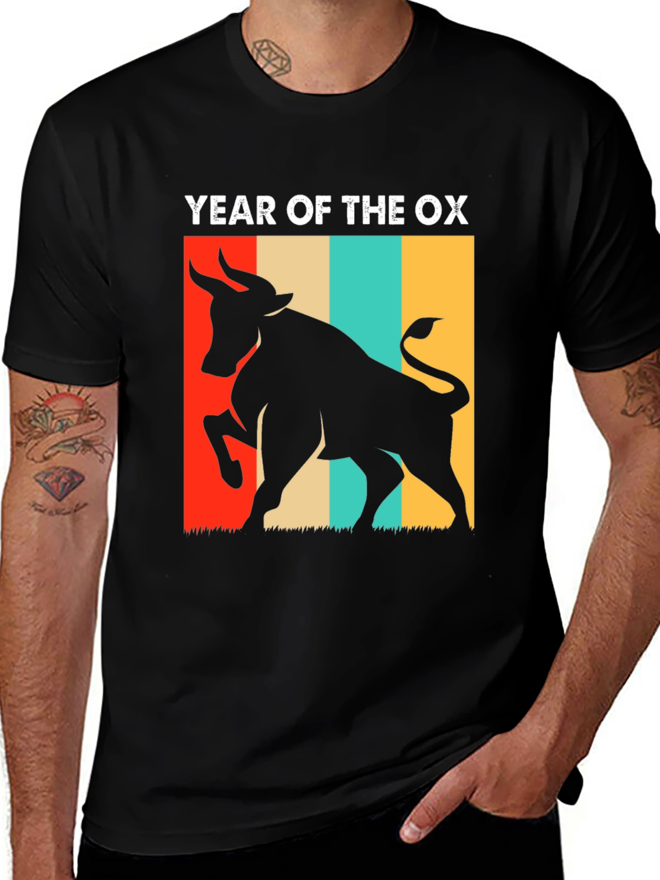 Year of the Ox Graphic Tee - Black