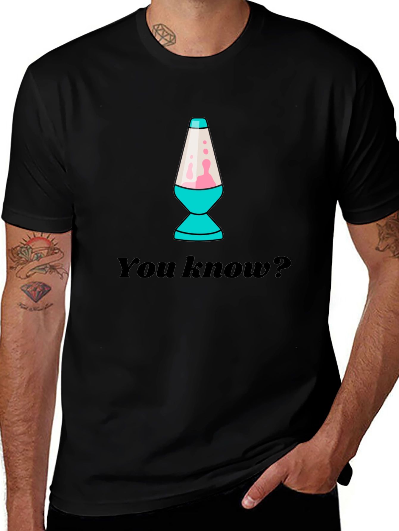 Variant 25 of Retro Lava Lamp T-Shirt - "You know?" - Cool Nostalgia