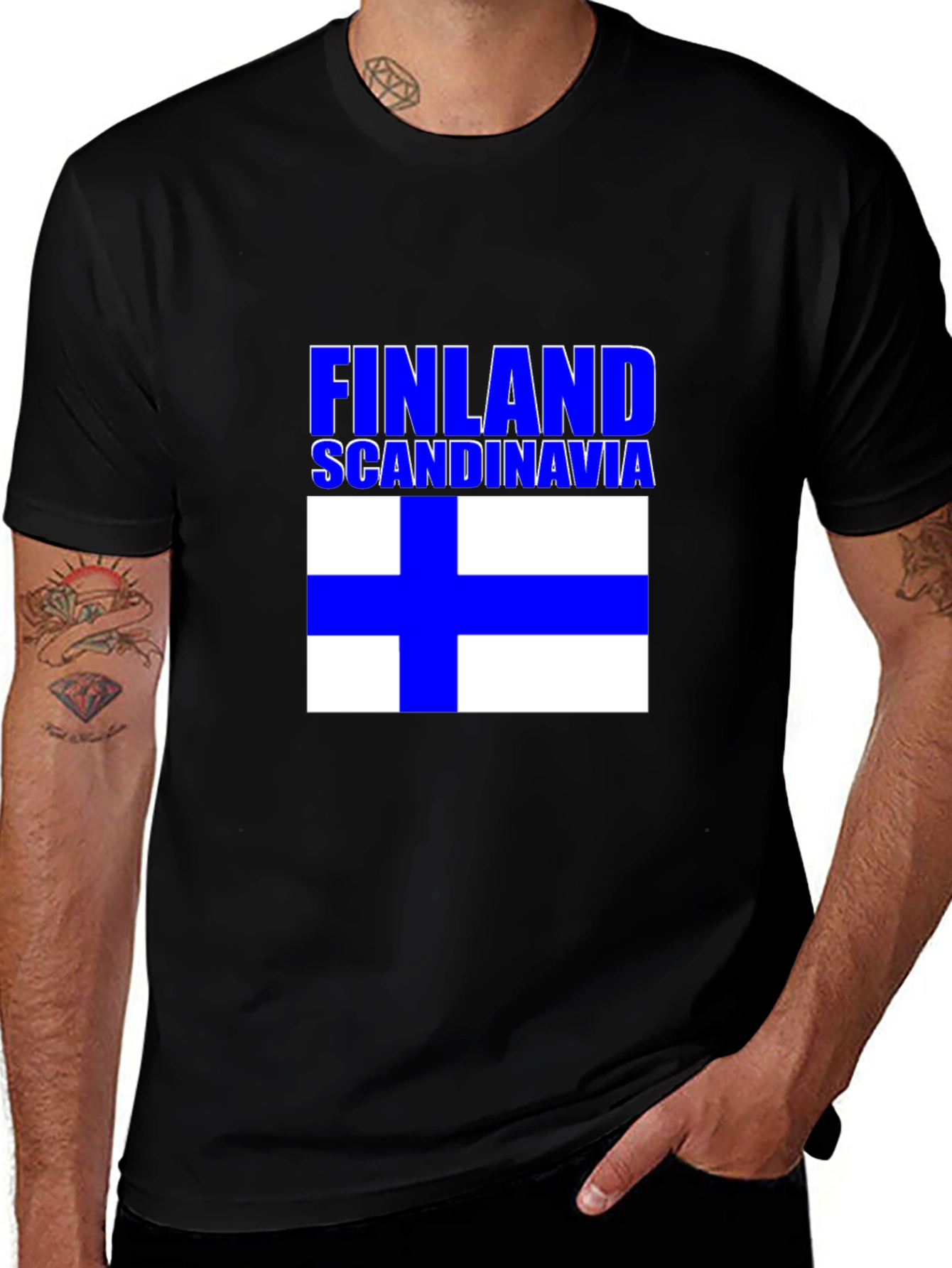 Finland Scandinavia Flag T-Shirt