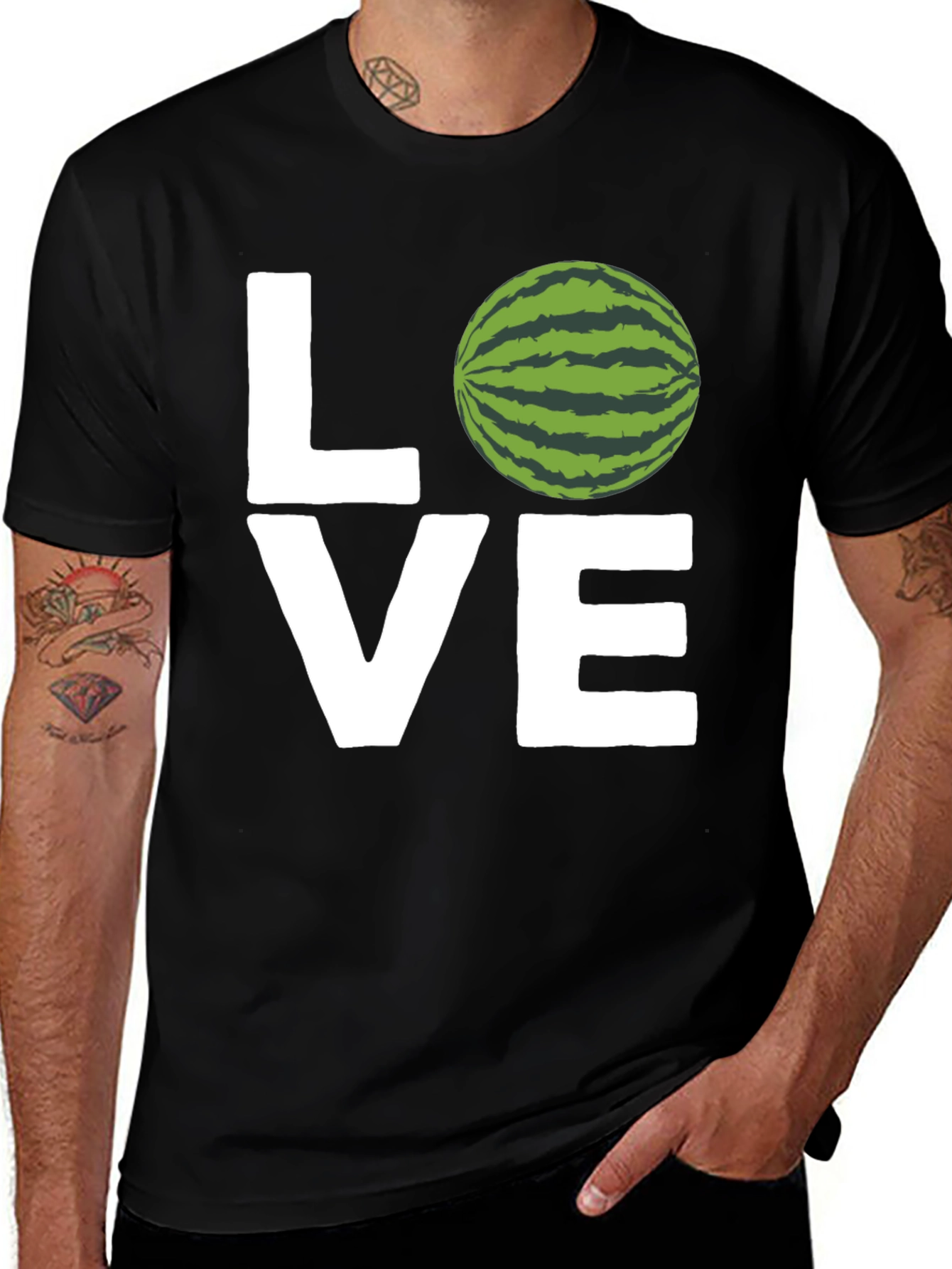 Variant 16 of Love Watermelon Graphic Tee - Stylish Summer T-Shirt