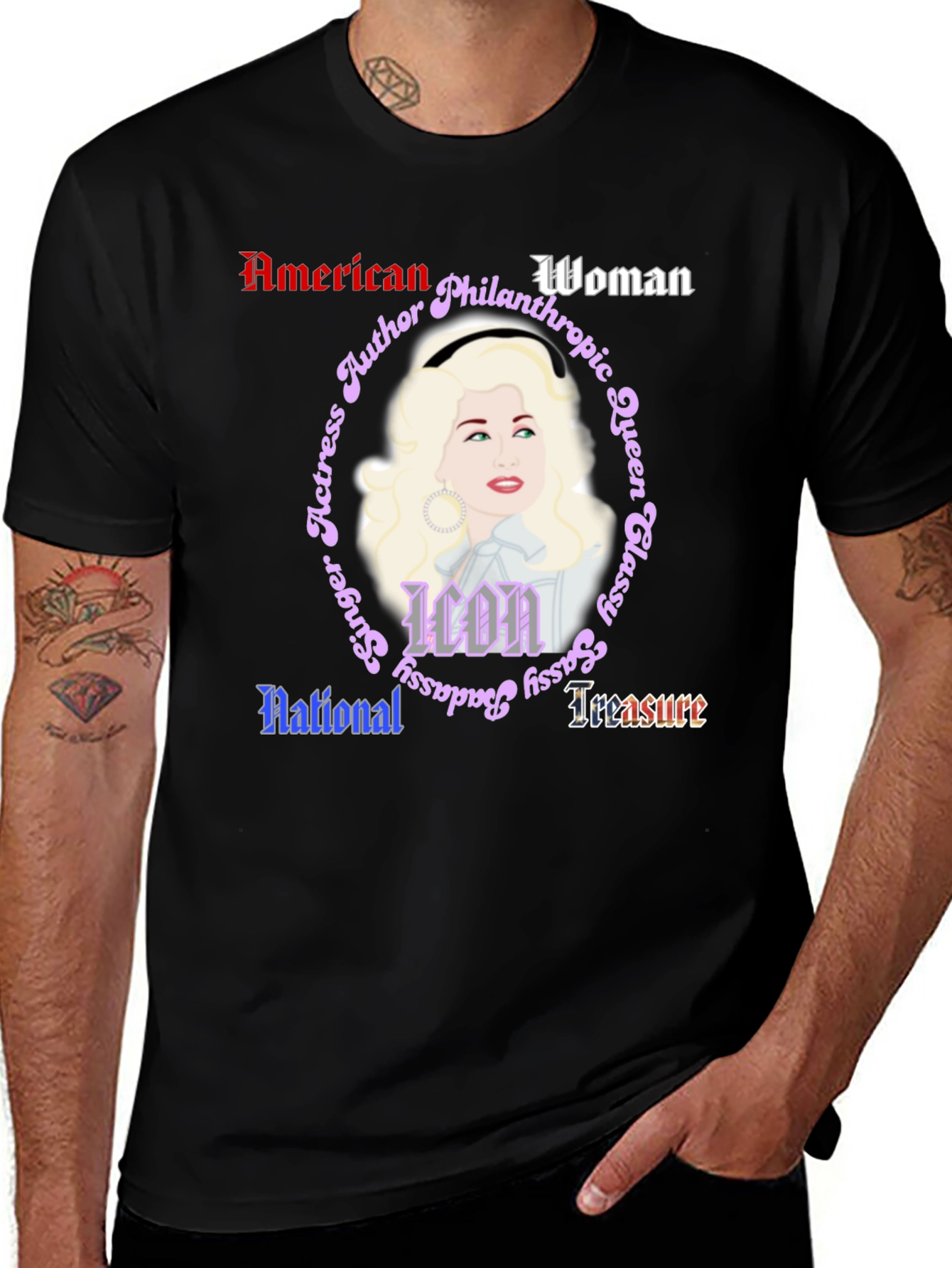 Dolly Parton American Woman T-Shirt