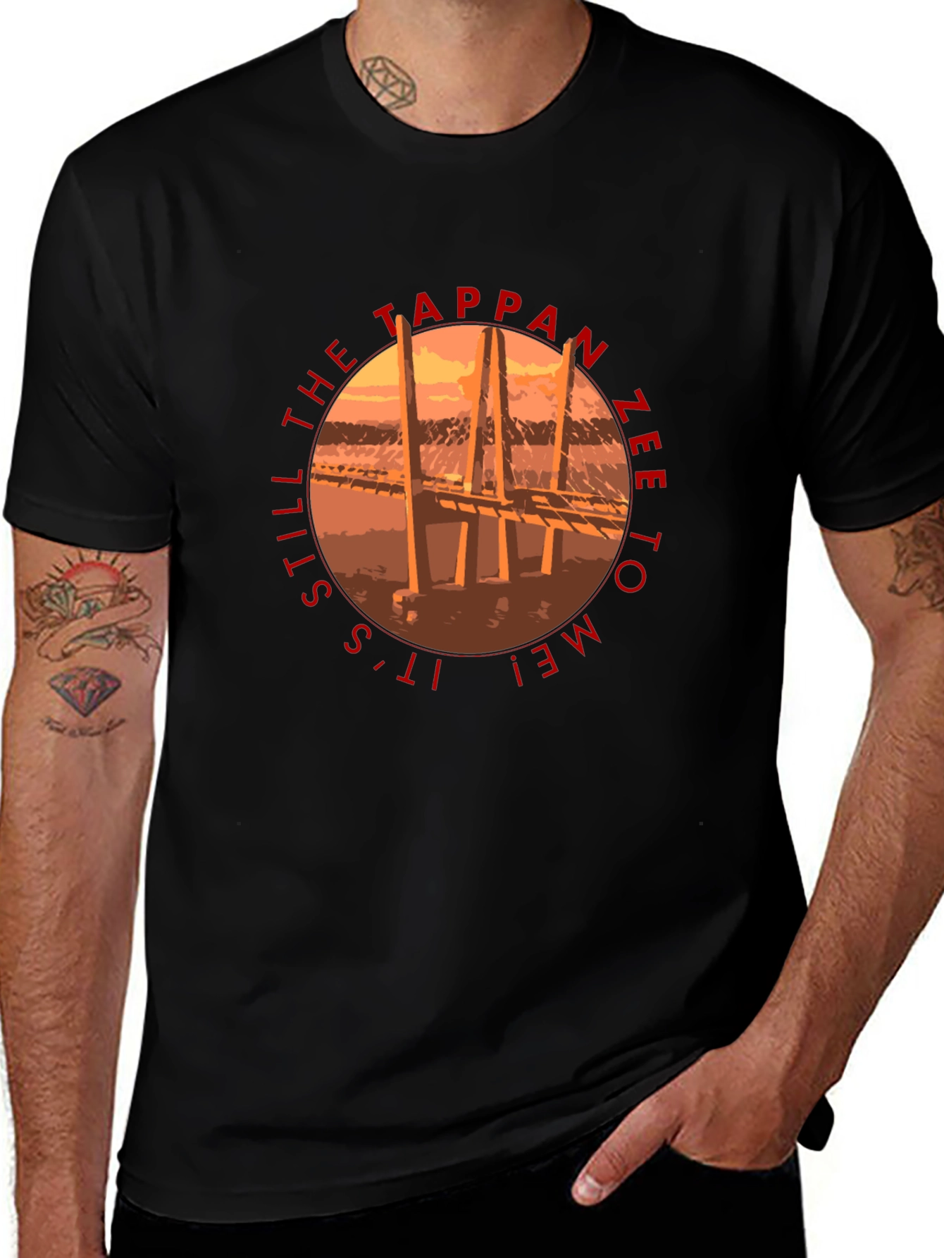 Tappan Zee Bridge Graphic Tee - Classic Style