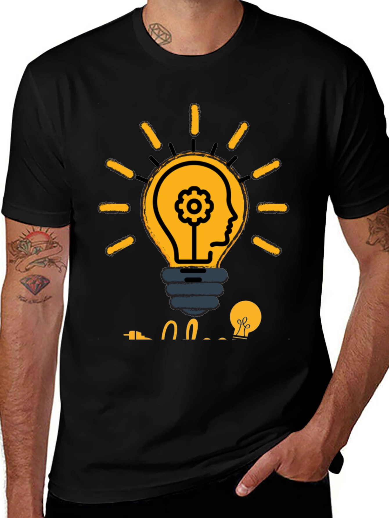 Idea Bulb T-Shirt - Thinking Gear