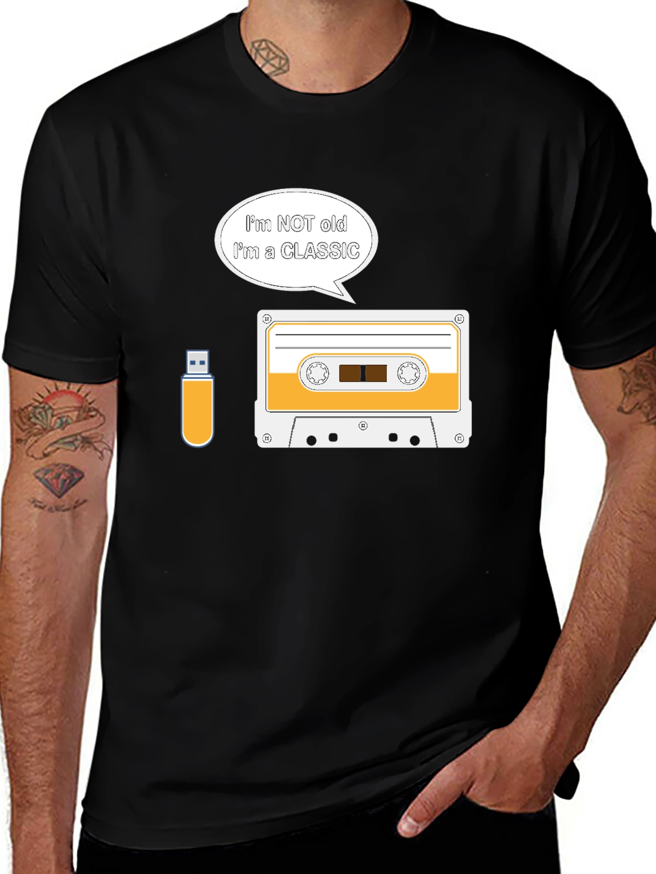 Variant 27 of Classic Cassette Tape T-Shirt