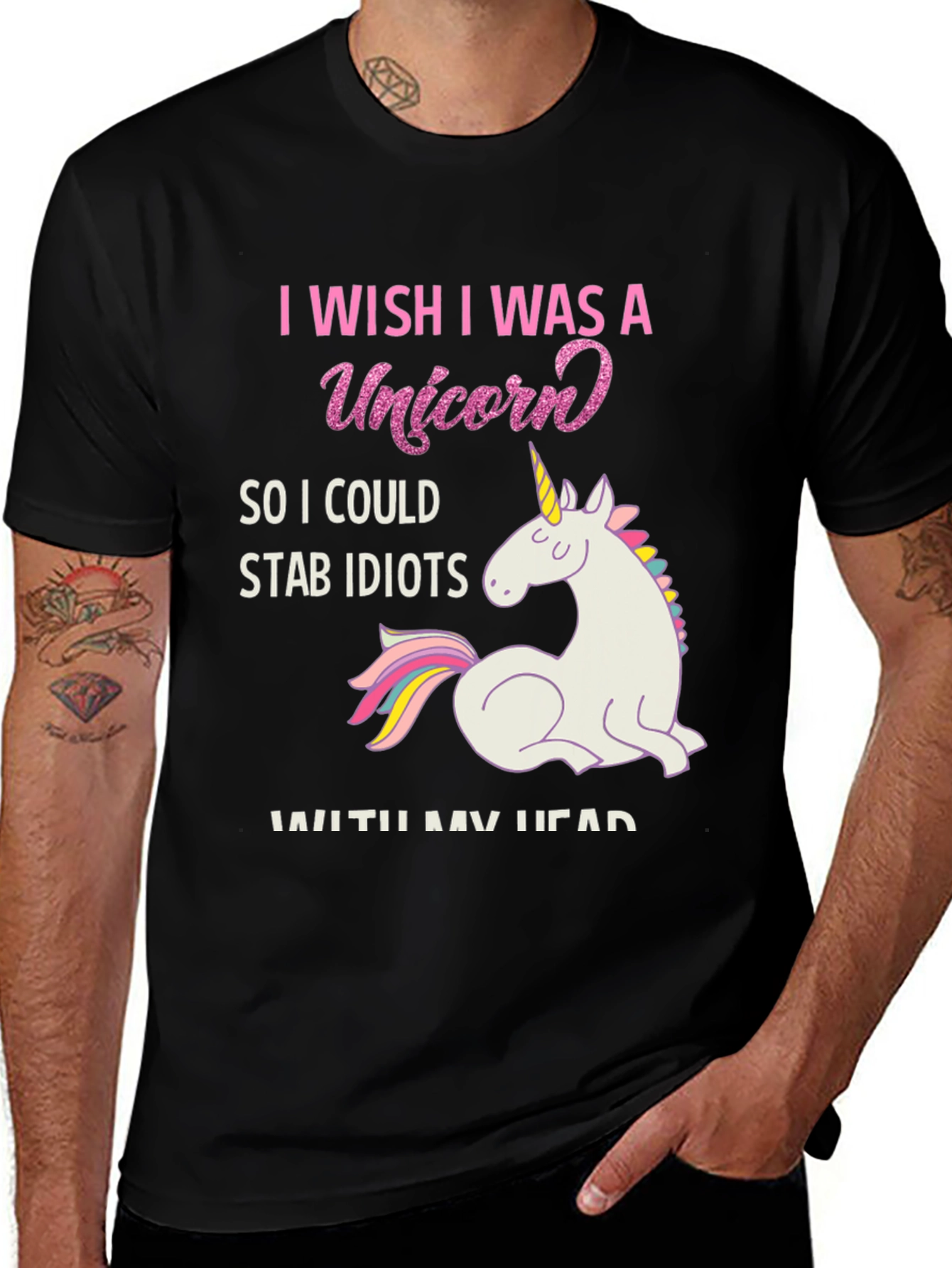 Variant 12 of I Wish I Was A Unicorn T-Shirt