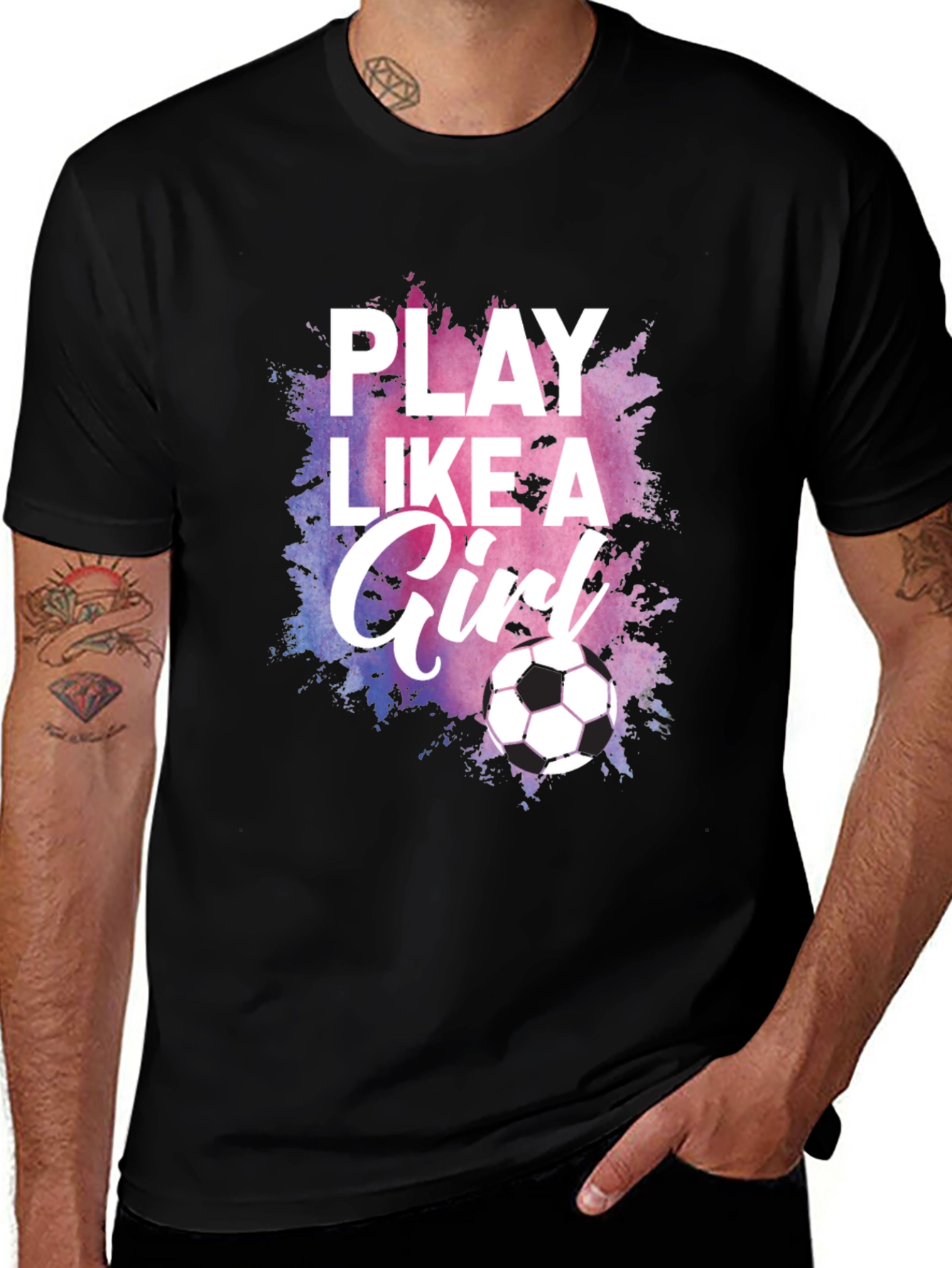 Play Like A Girl Soccer T-Shirt