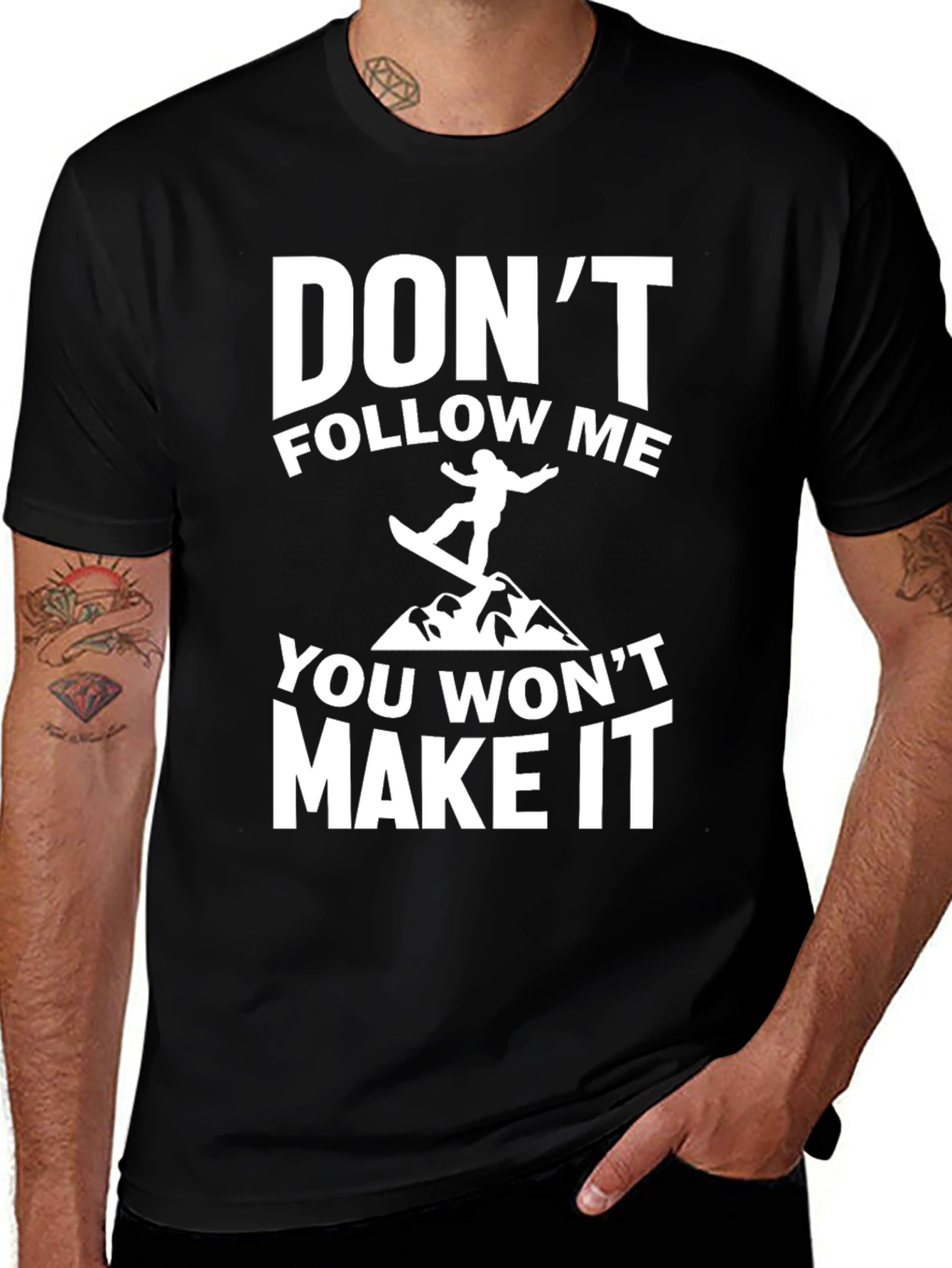 Variant 26 of Don't Follow Me Graphic Tee