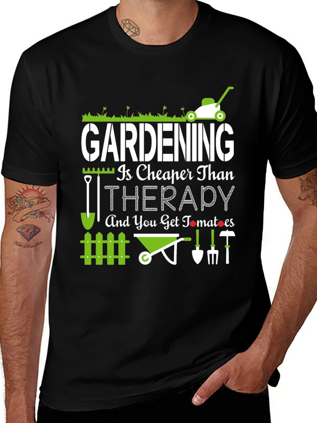 Variant 28 of Gardening is Cheaper Than Therapy T-Shirt
