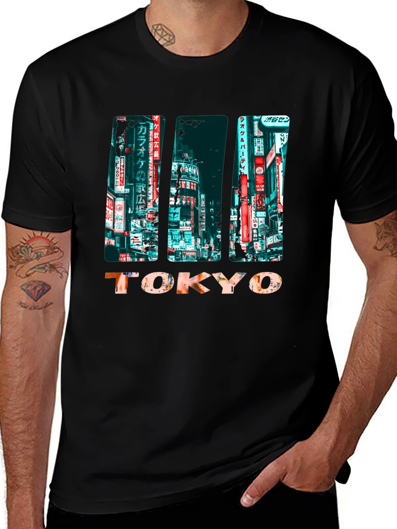 Tokyo Nightlife T-Shirt - Urban Graphic Tee