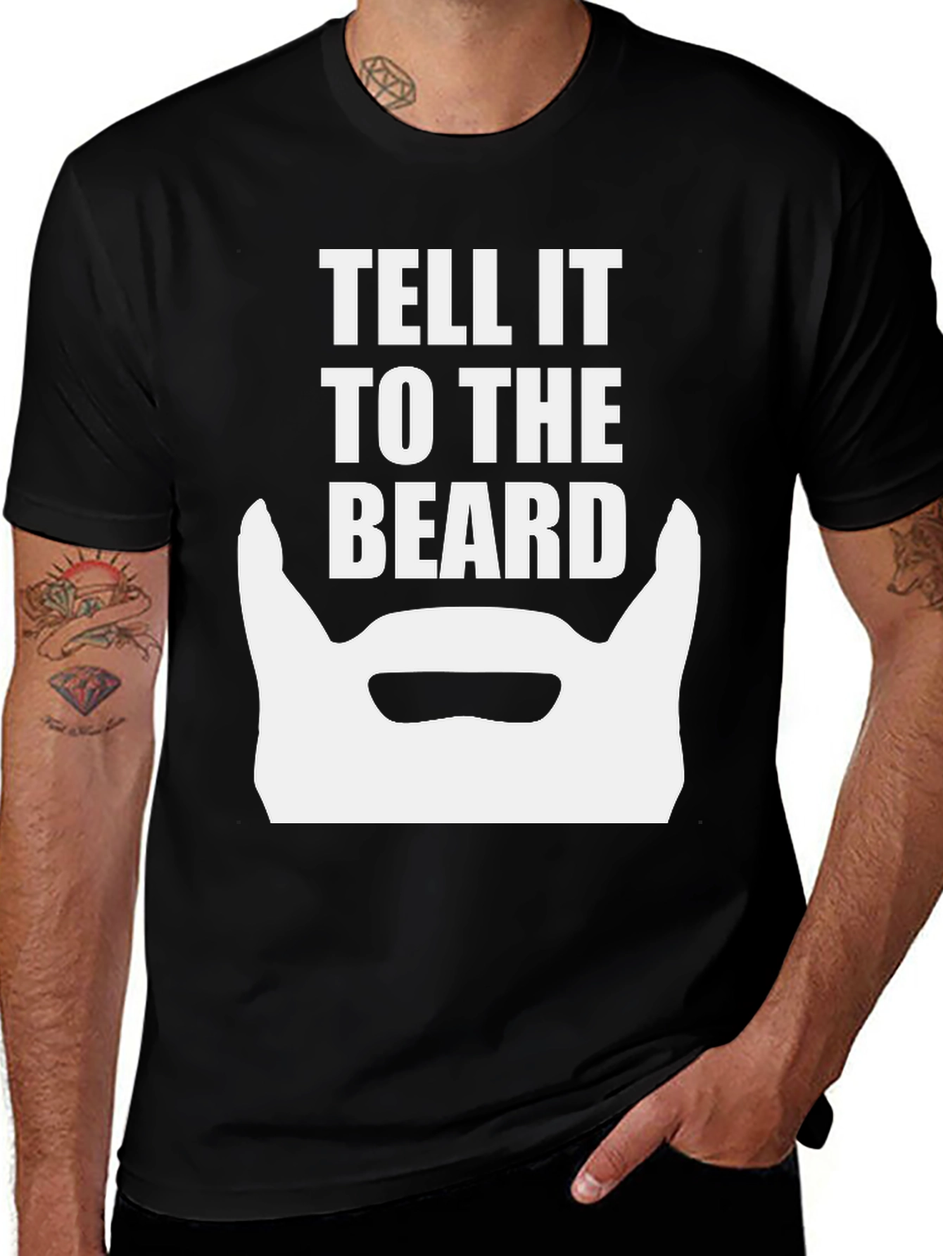 Variant 11 of Tell It To The Beard Graphic Tee