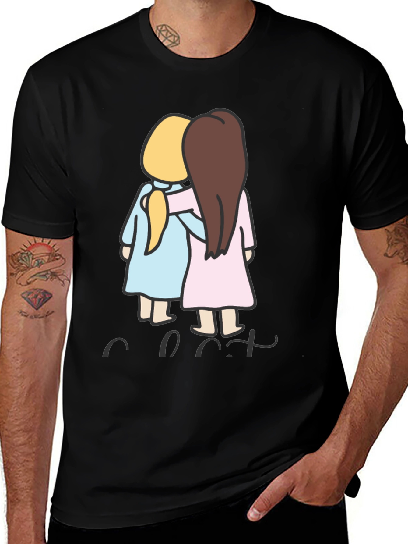 Variant 7 of Friendship Goals T-Shirt - Comfort Fit