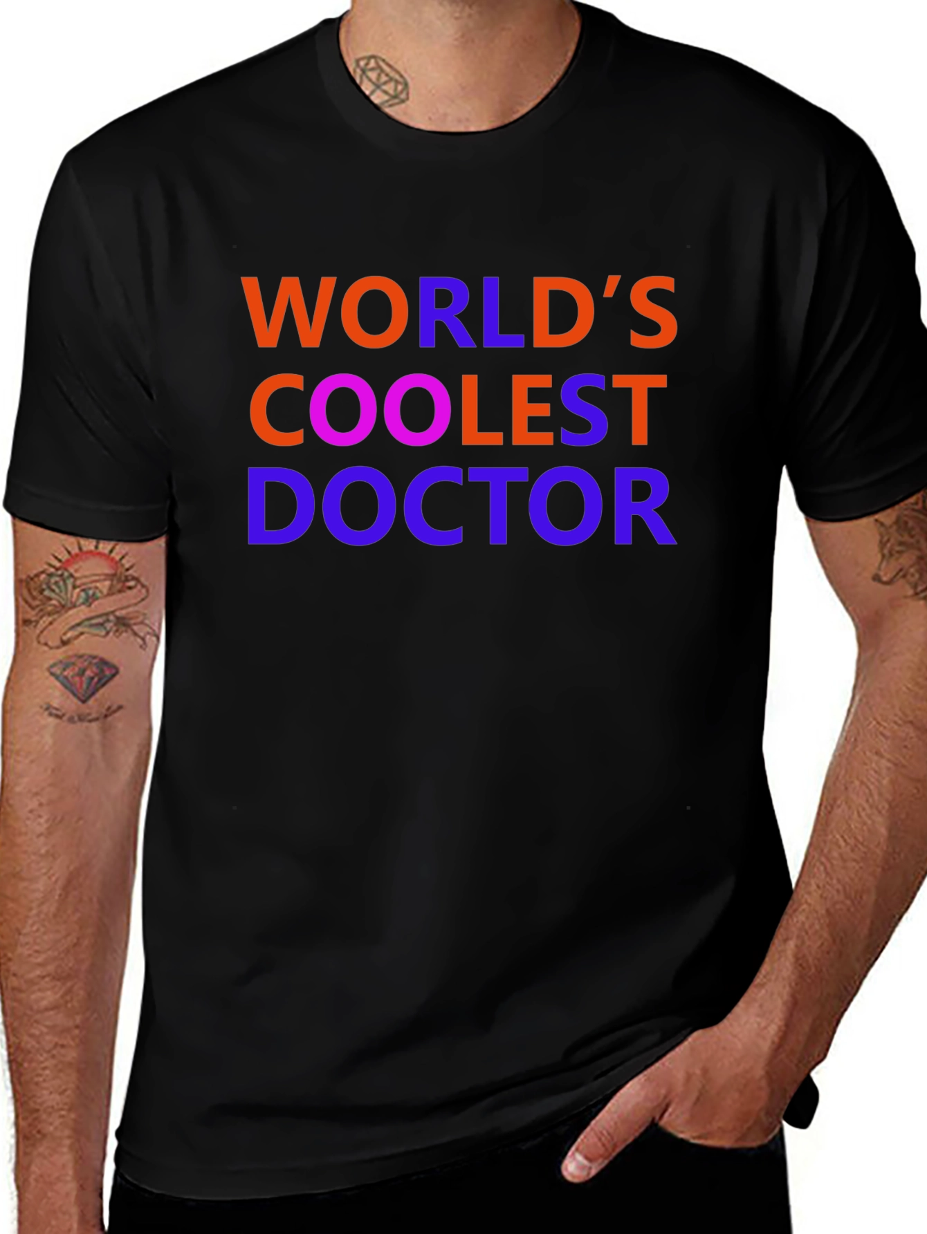 Variant 18 of World's Coolest Doctor Graphic Tee