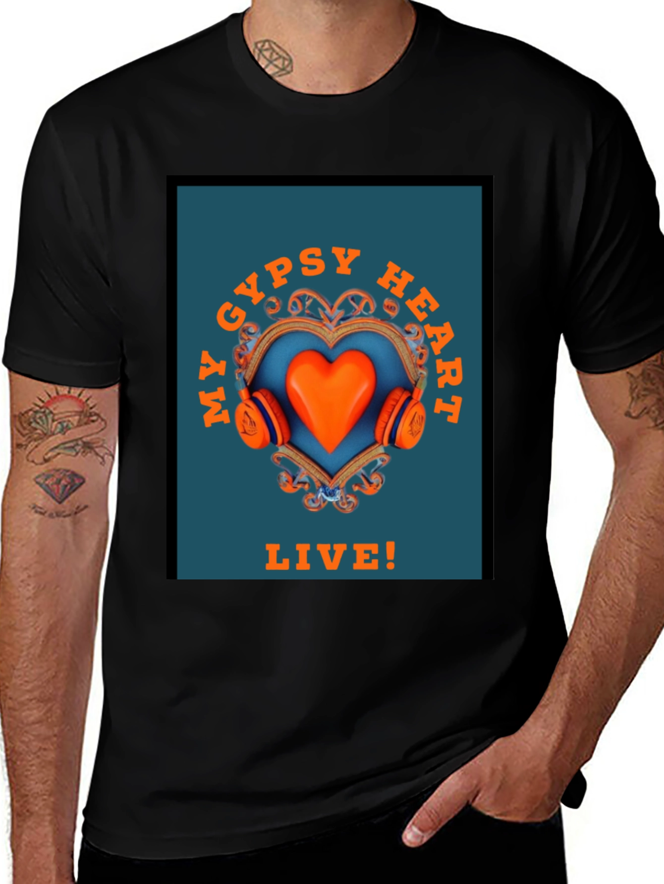 Variant 10 of My Gypsy Heart Live! Graphic T-Shirt