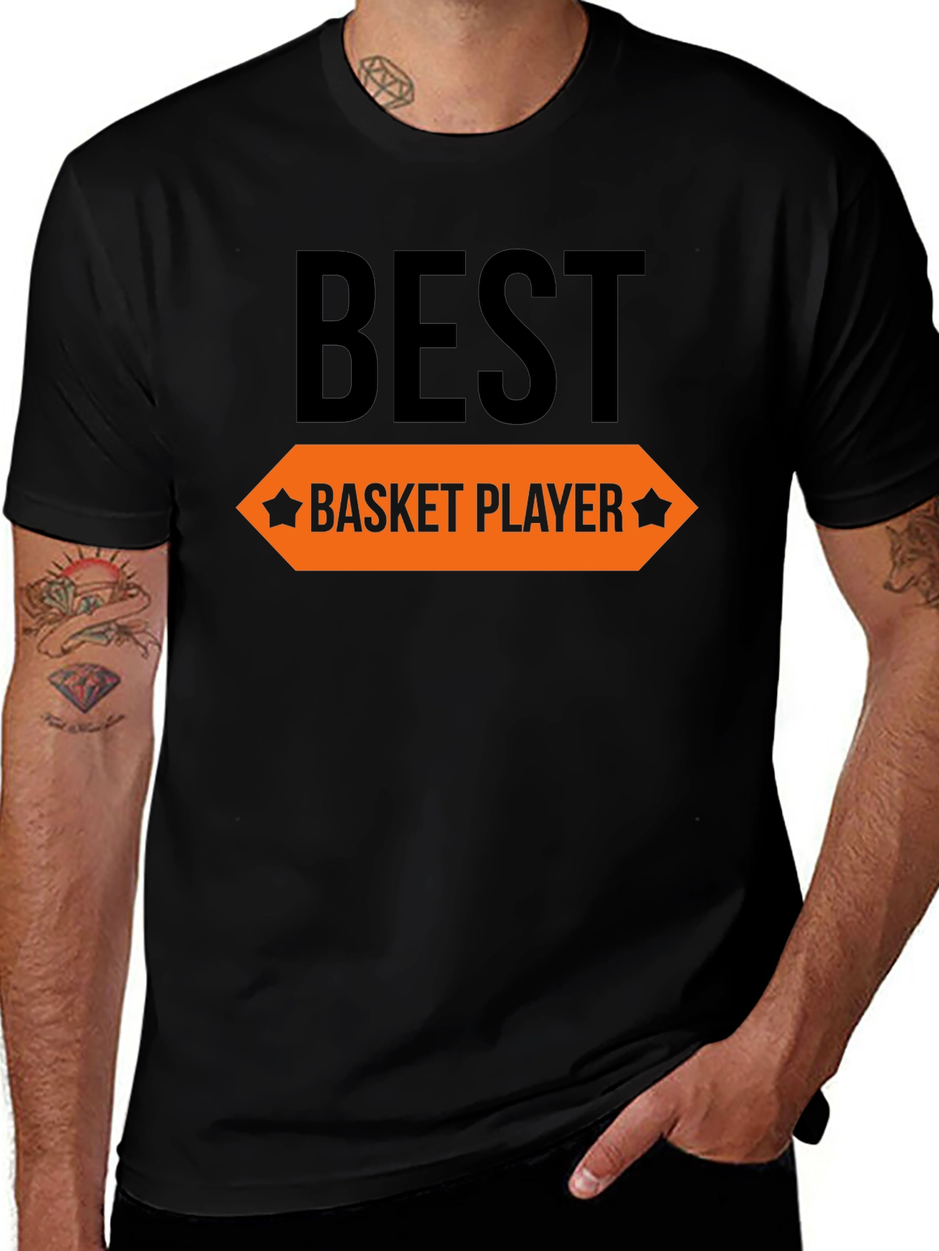 Variant 3 of Best Basket Player T-Shirt