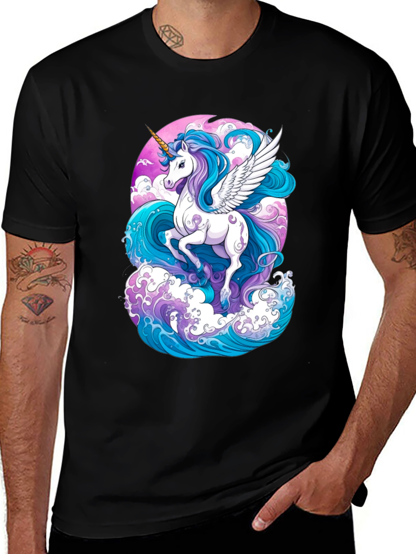 Variant 13 of Unicorn Fantasy Graphic Tee - Stylish & Unique