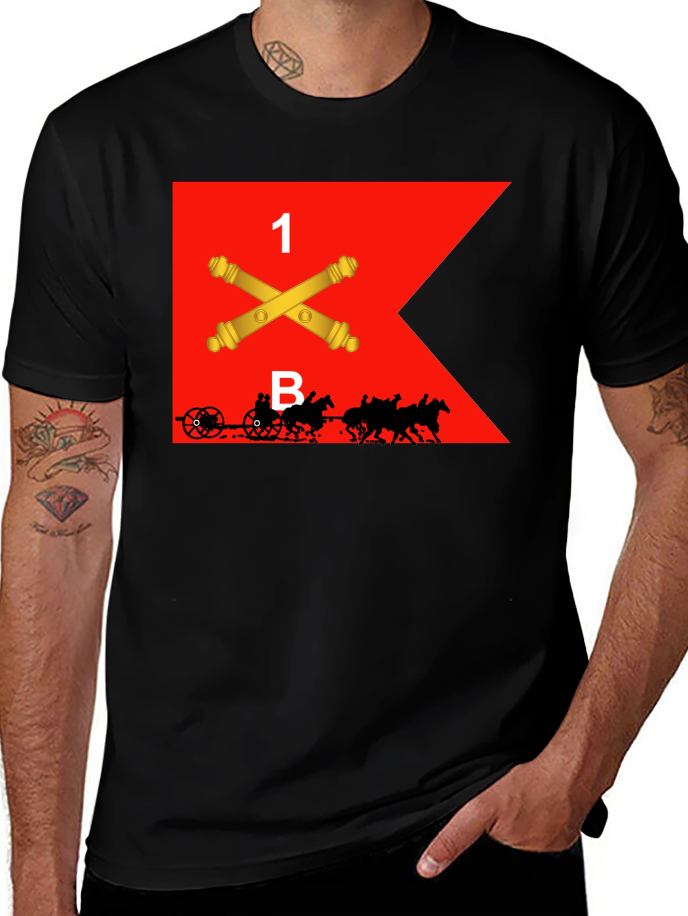 1st Cavalry Regiment T-Shirt Black
