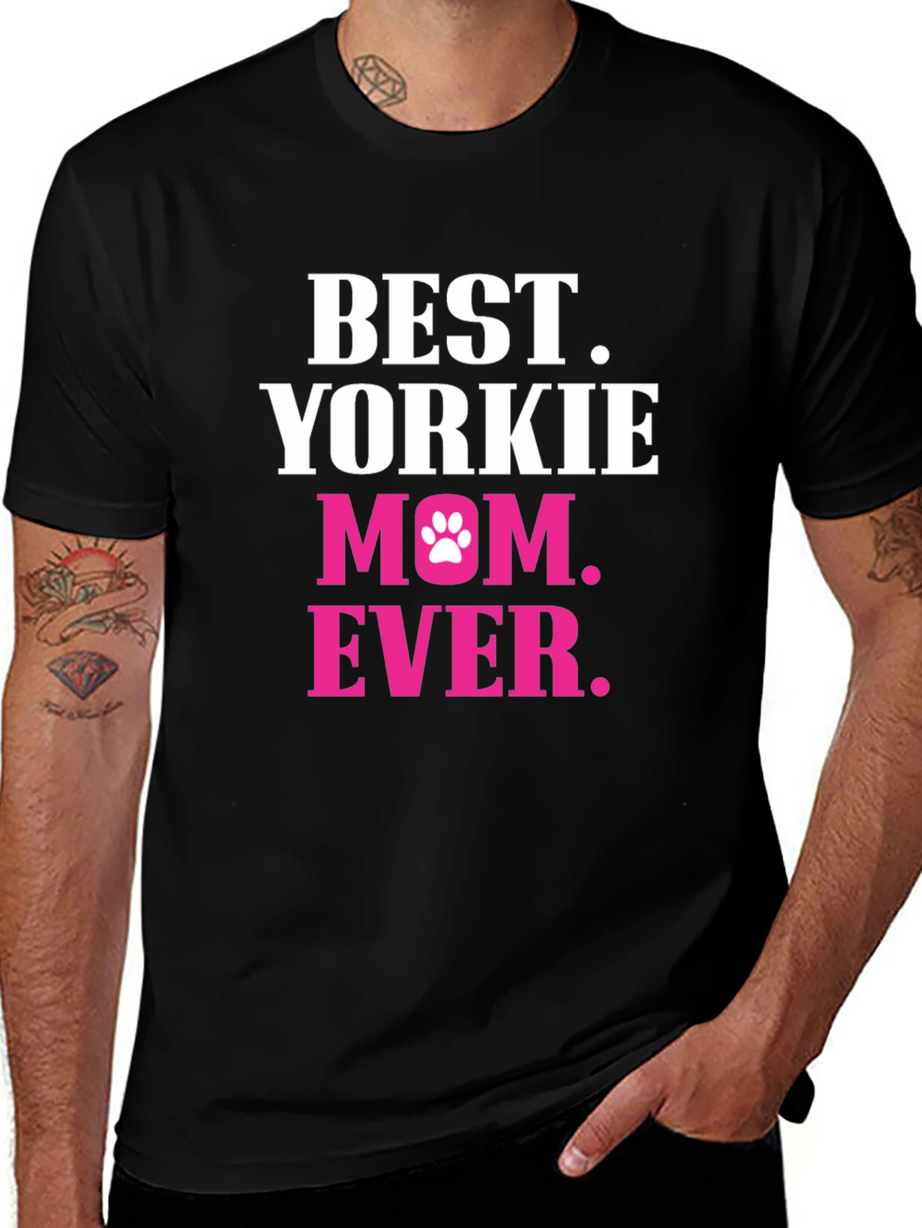 Best Yorkie Mom Ever T-Shirt - Dog Lover Tee