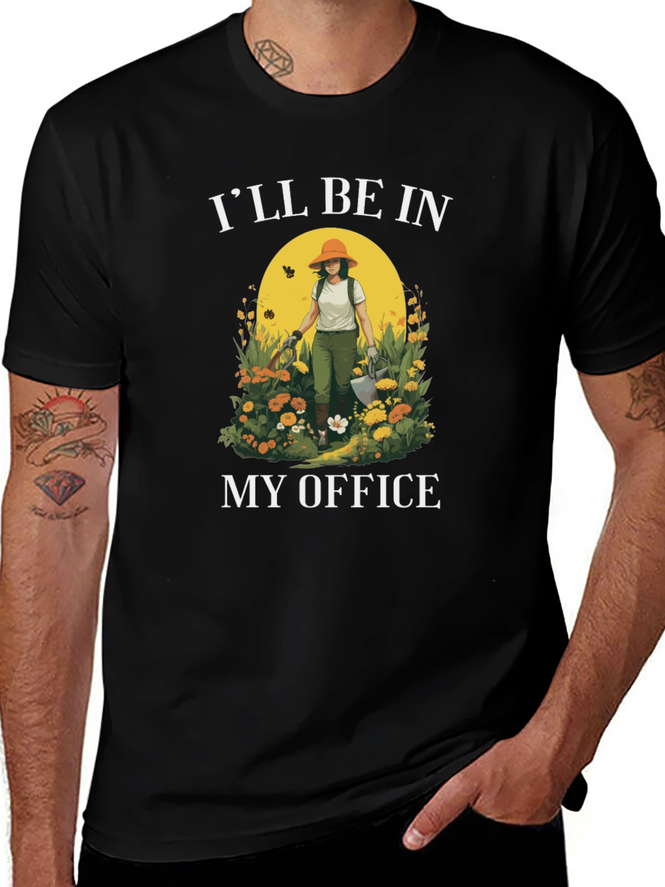 Gardener's Office T-Shirt - Nature Lover Tee