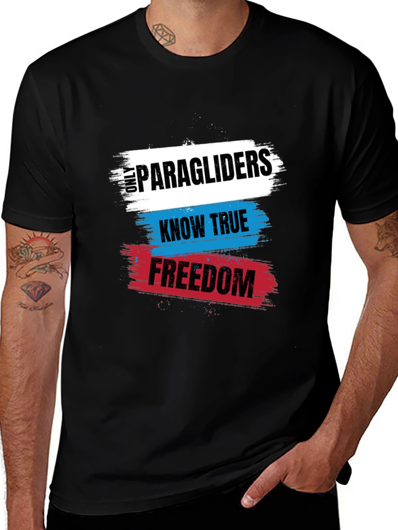 Variant 20 of Paragliding True Freedom Graphic Tee
