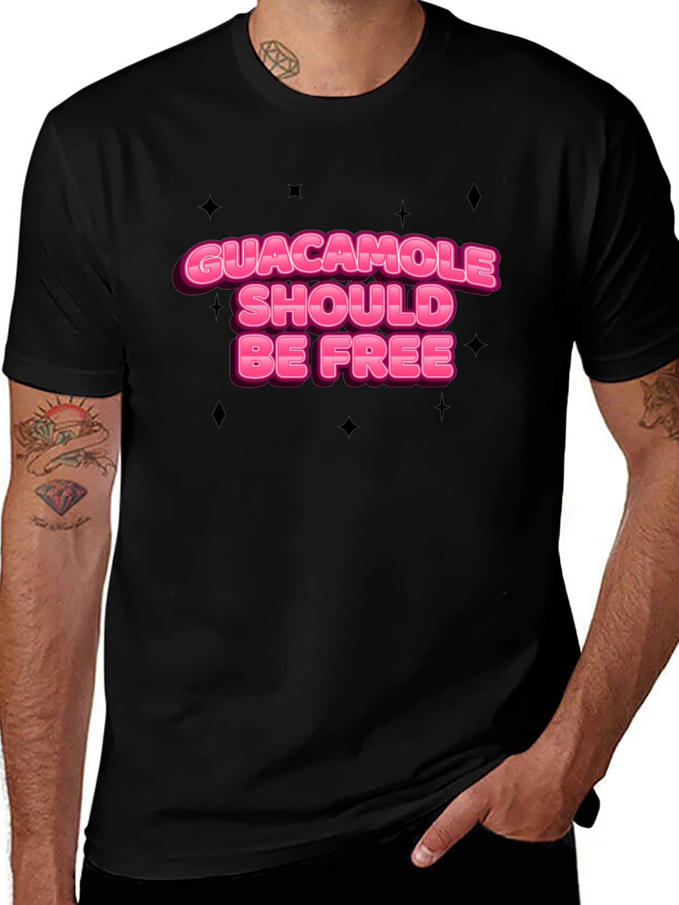 Variant 8 of Guacamole Should Be Free Graphic T-Shirt