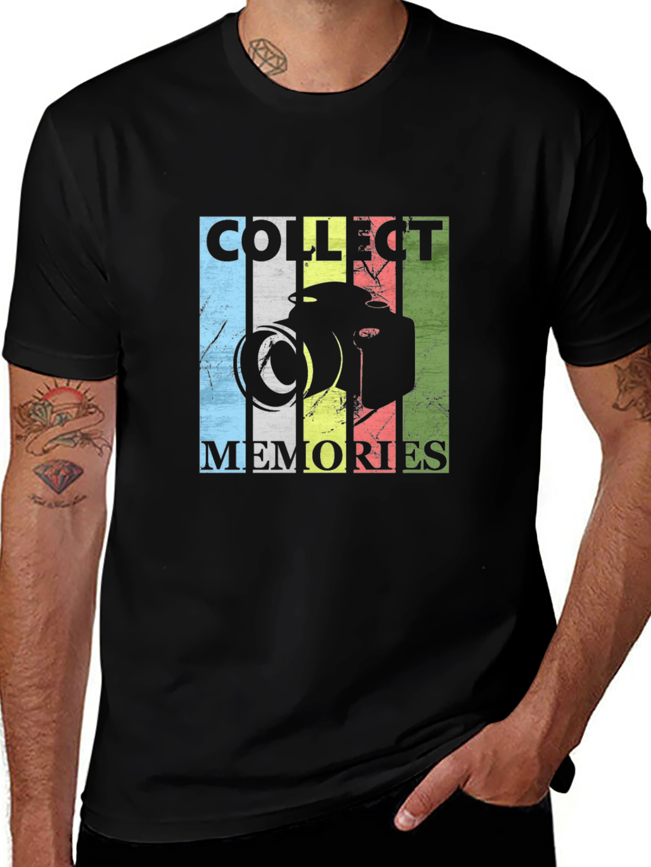 Collect Memories T-Shirt - Camera Design