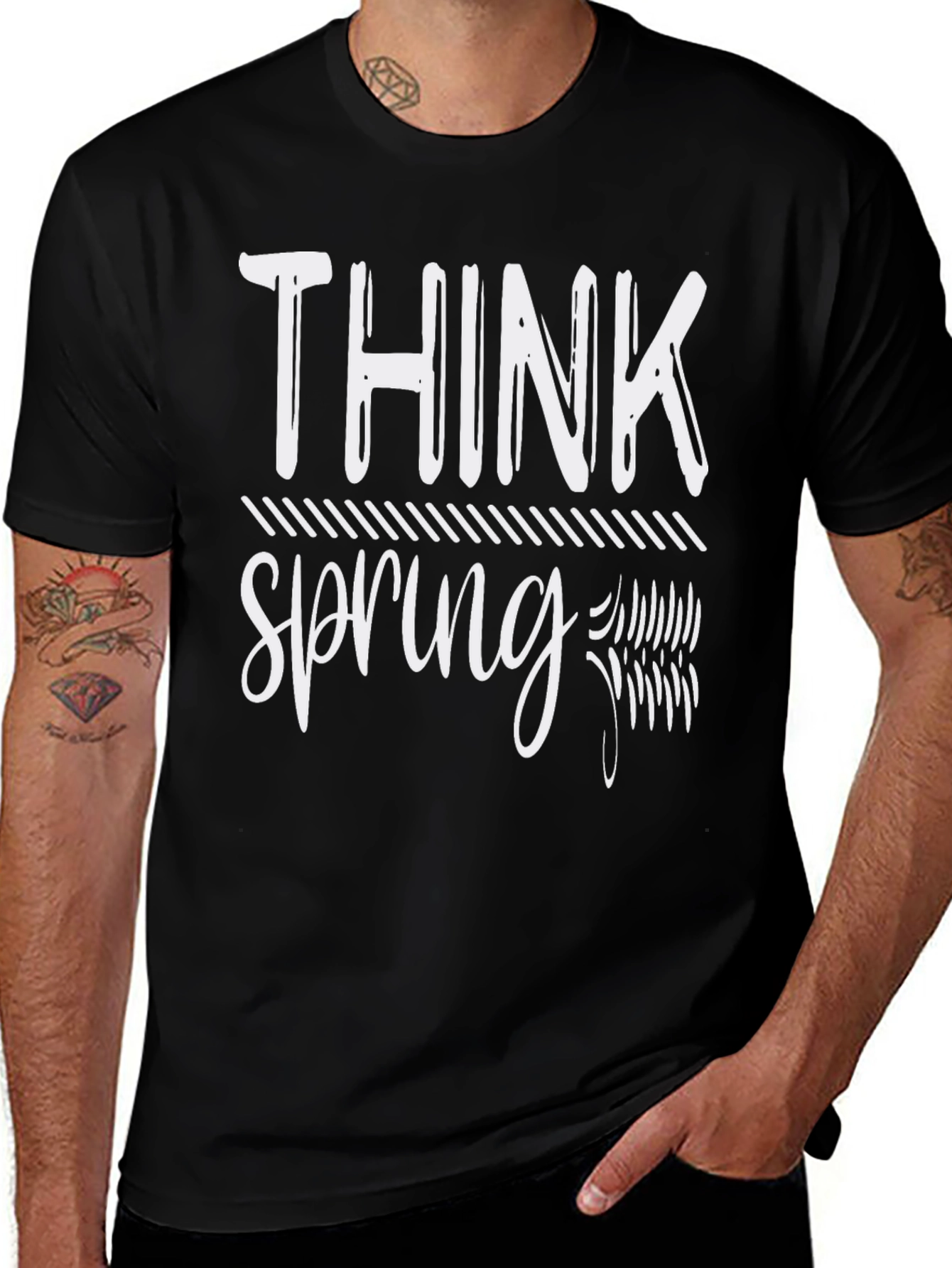 Variant 28 of Think Spring Graphic Tee