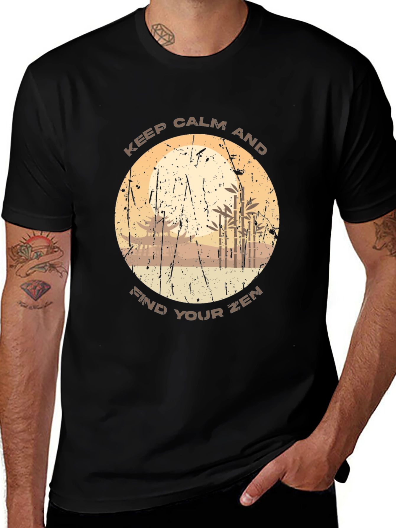 Variant 22 of Keep Calm & Find Your Zen Graphic Tee