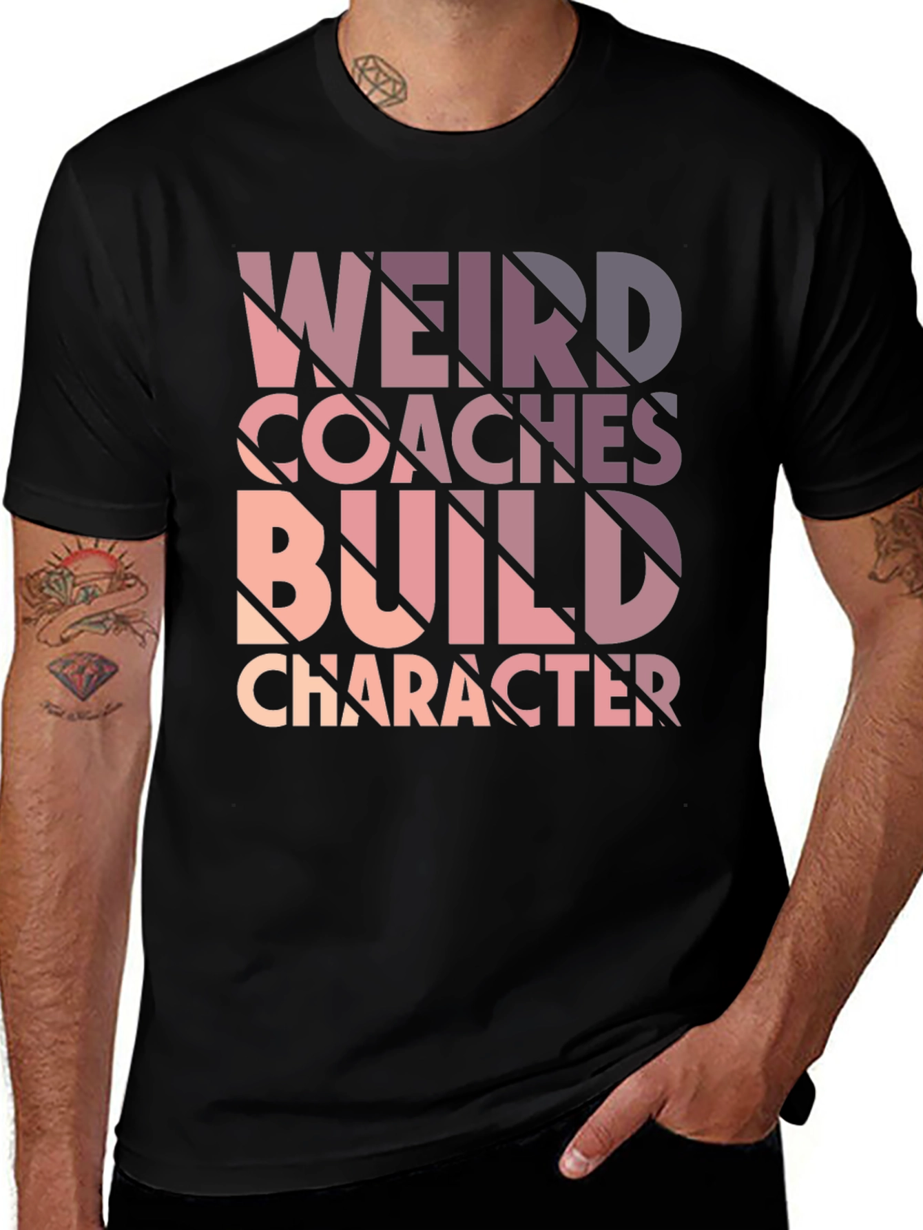 Variant 24 of Weird Coaches Build Character T-Shirt