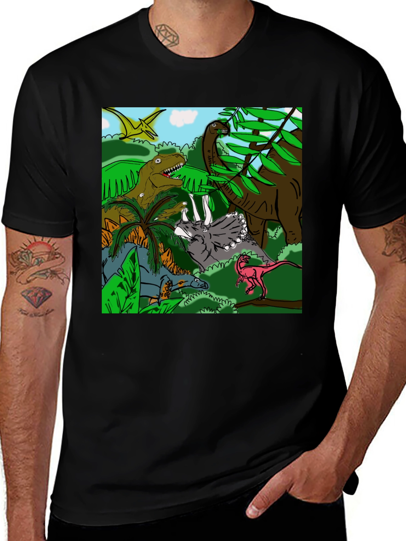 Variant 3 of Dinosaur T-Shirt: Prehistoric Adventure Tee