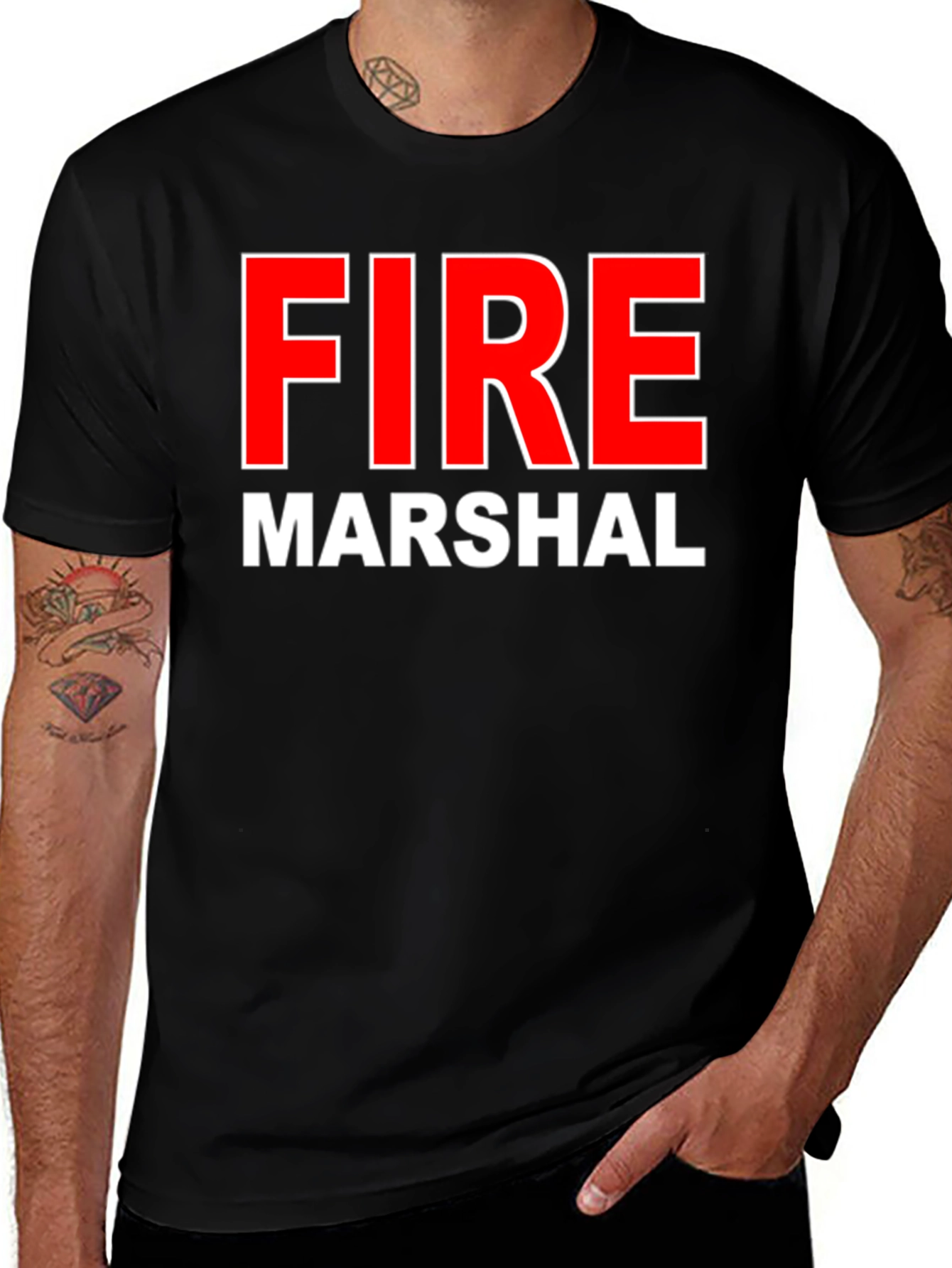Fire Marshal T-Shirt - Black