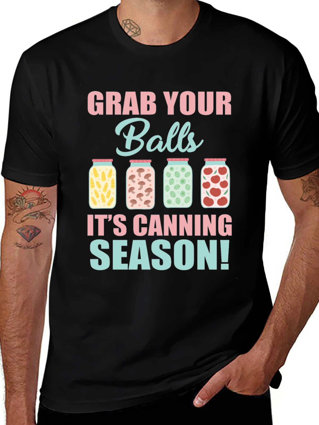 Variant 5 of Grab Your Balls It's Canning Season T-Shirt