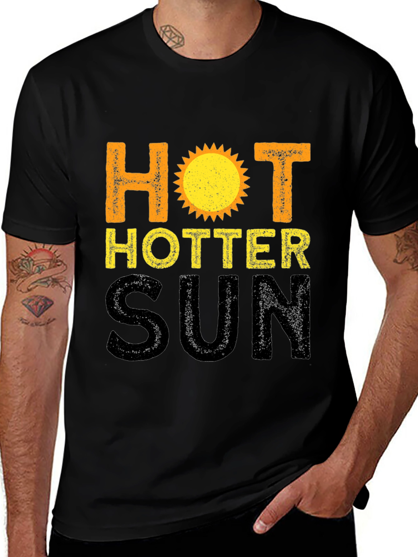 Variant 7 of Hotter Sun Graphic T-Shirt - Summer Style