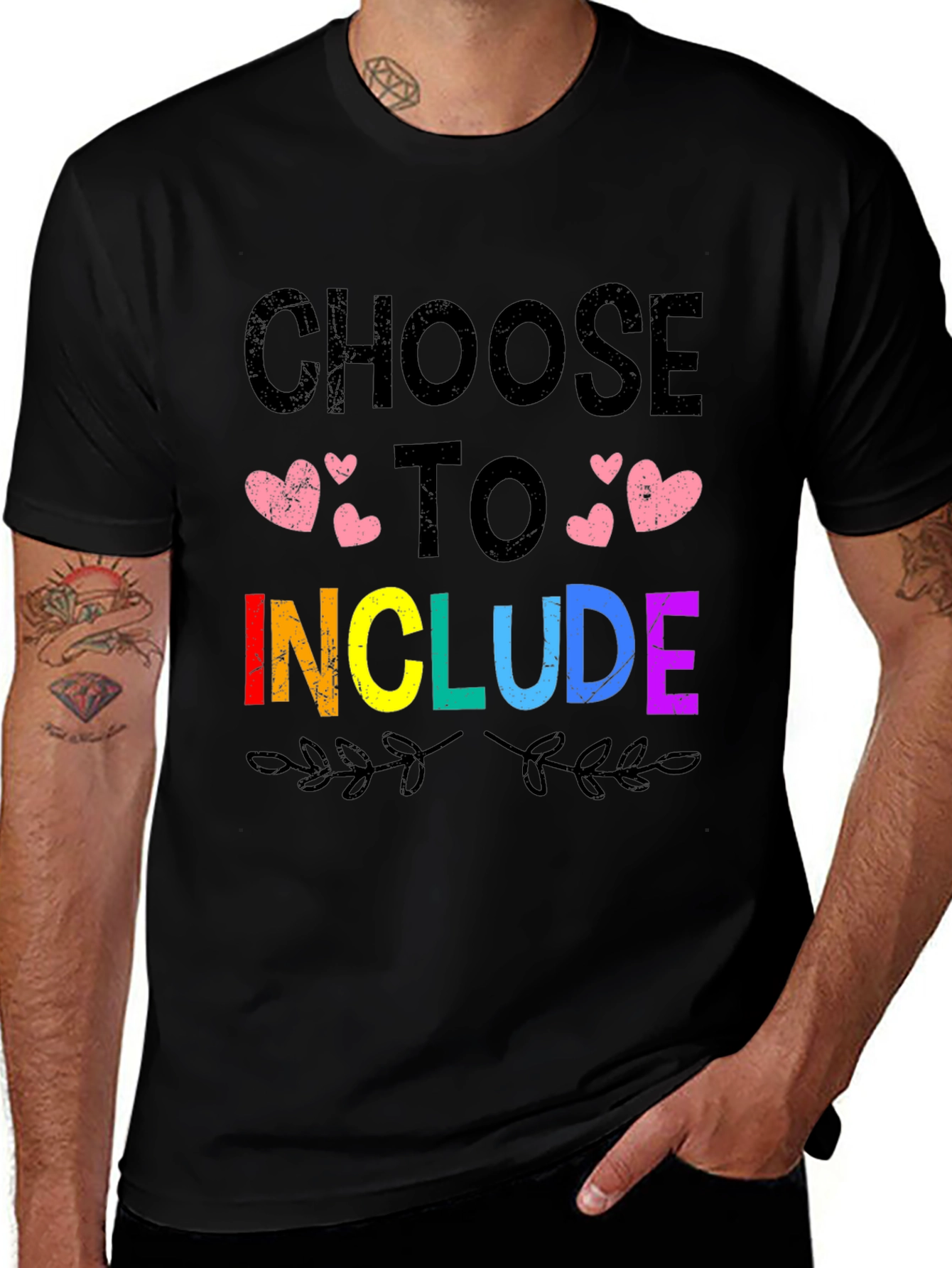Variant 12 of Choose to Include LGBTQ+ Pride T-Shirt