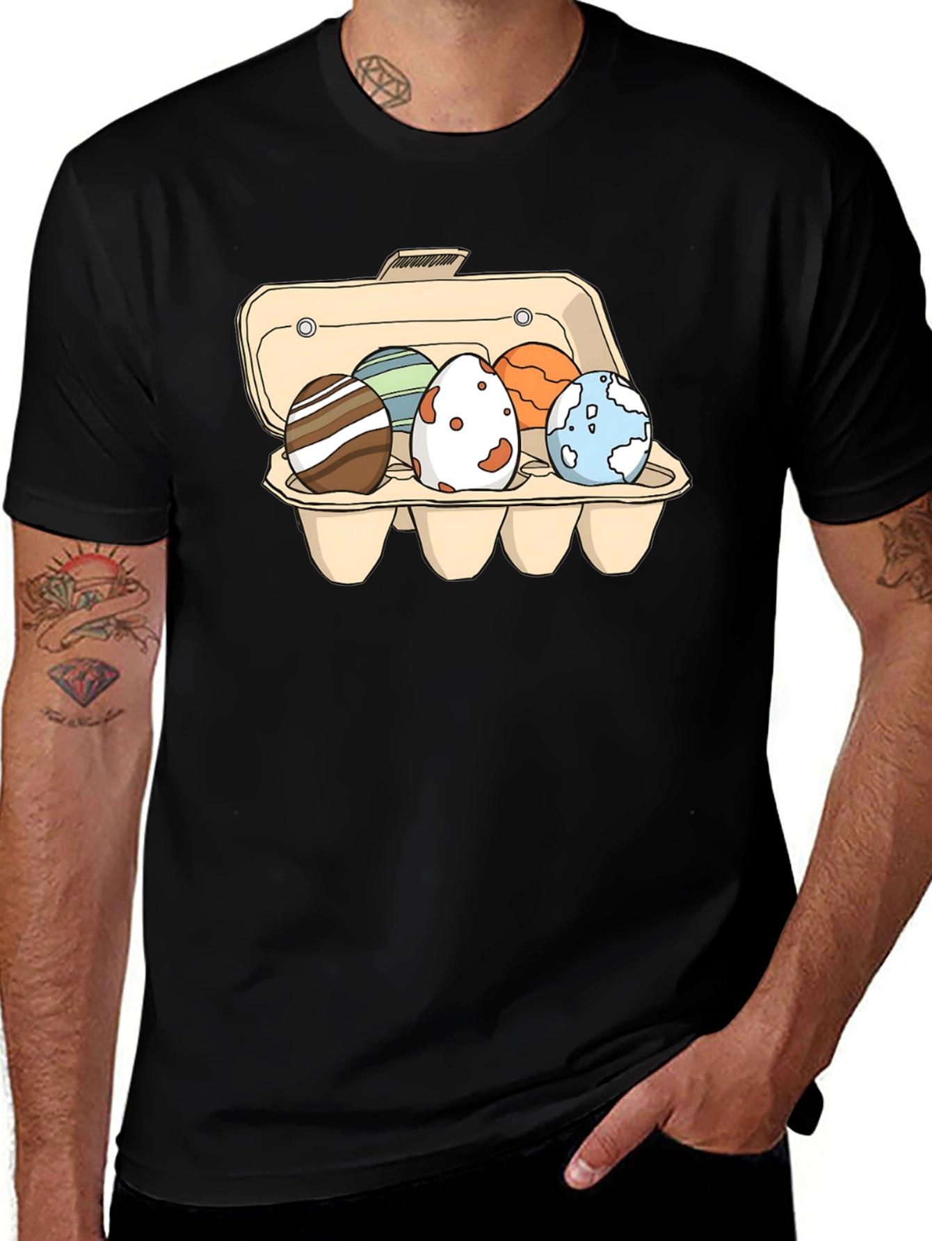 Variant 24 of Planetary Eggs T-Shirt