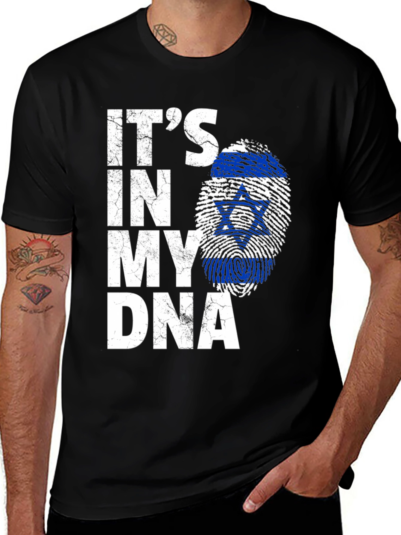 It's In My DNA Israel Flag T-Shirt