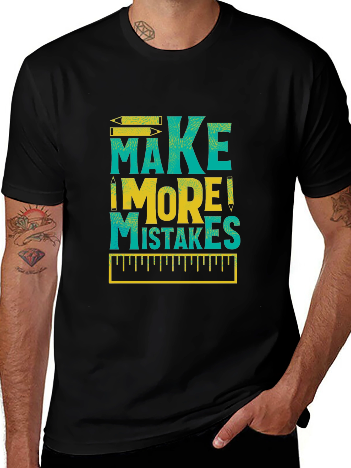 Variant 18 of Make More Mistakes Graphic Tee