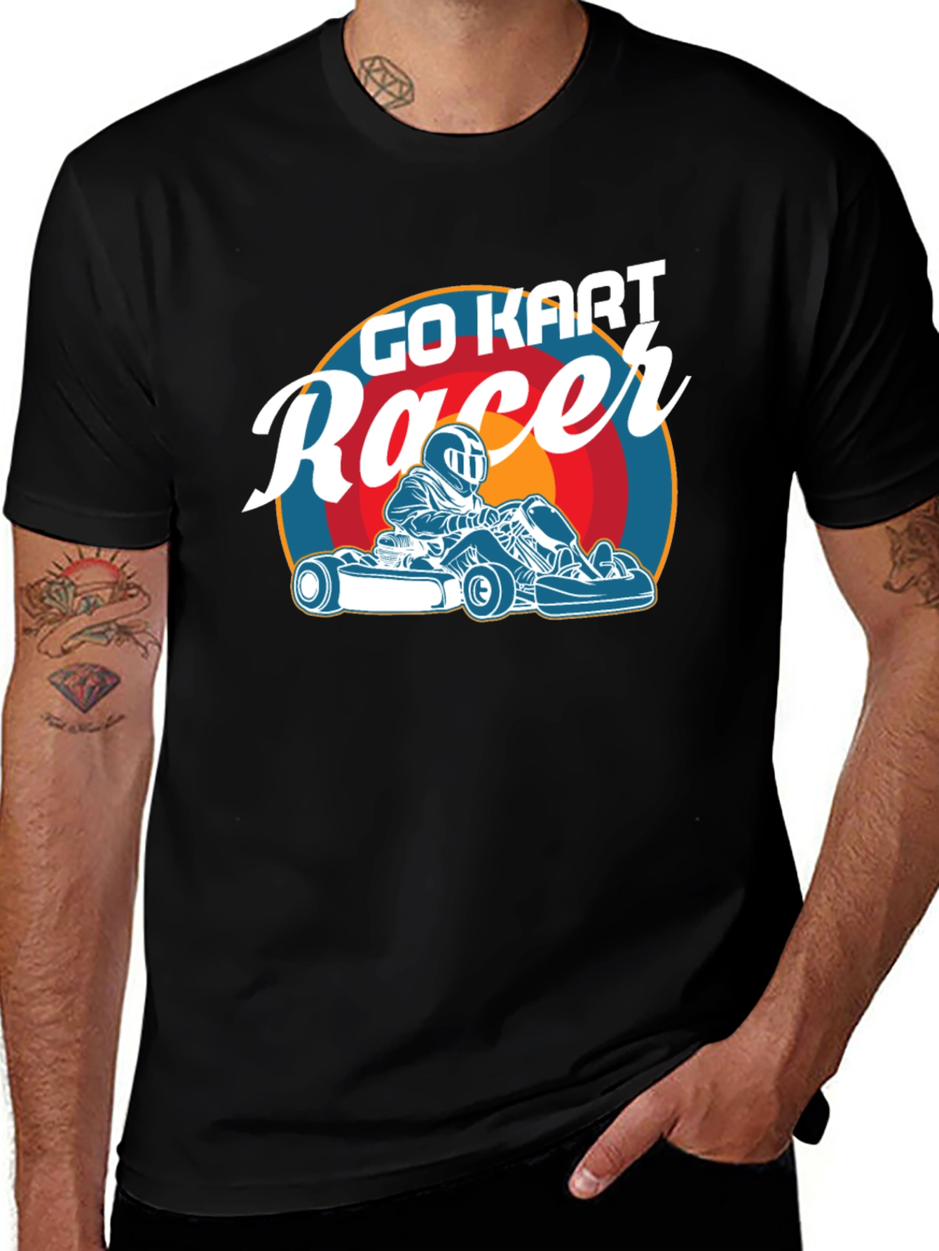 Variant 17 of Go Kart Racer Graphic Tee - Motorsport Fan T-Shirt